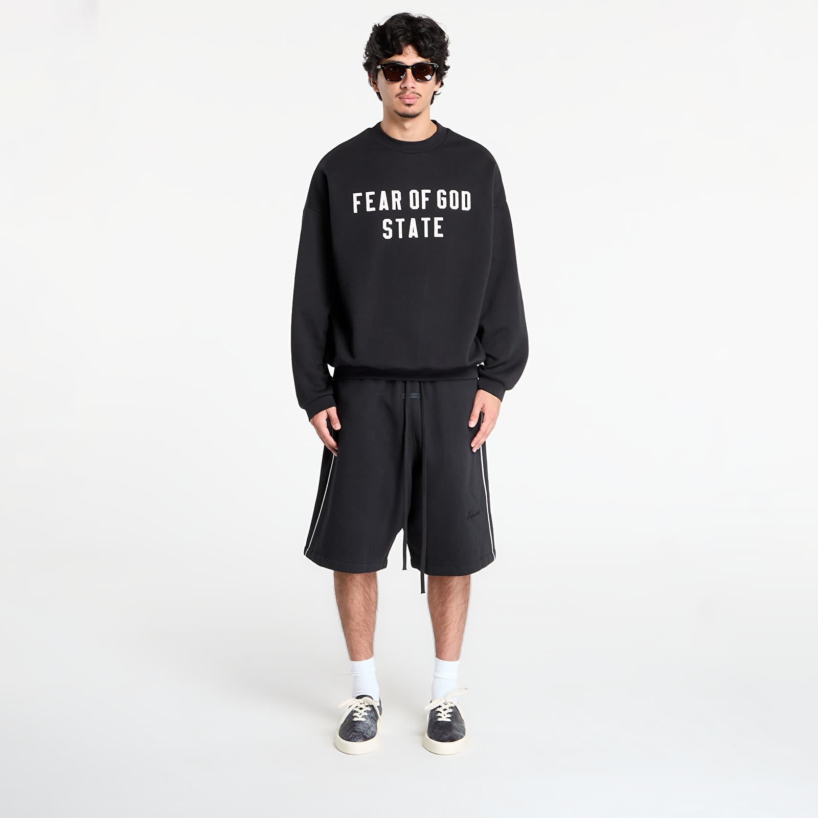 Hoodies and sweatshirts  Fear of God Essentials 90's Crewneck Jet Black