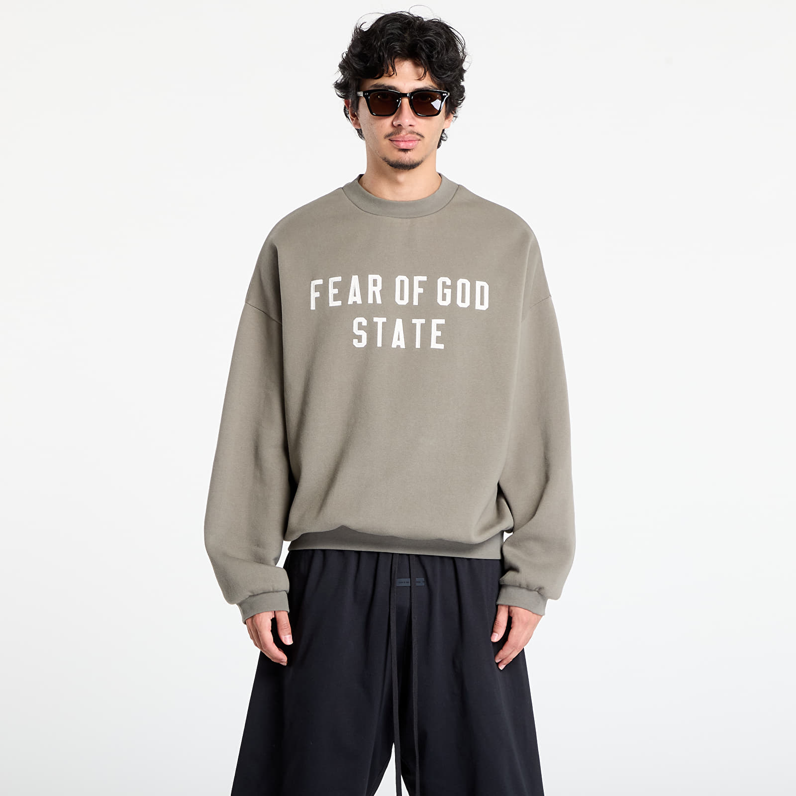 Hoodies and sweatshirts  Fear of God Essentials 90's Crewneck Moss
