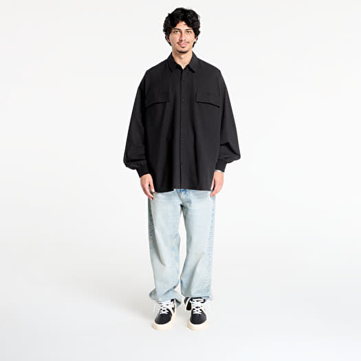 Hemden Fear of God Essentials Oxford Shirt Jet Black (186SP254420F