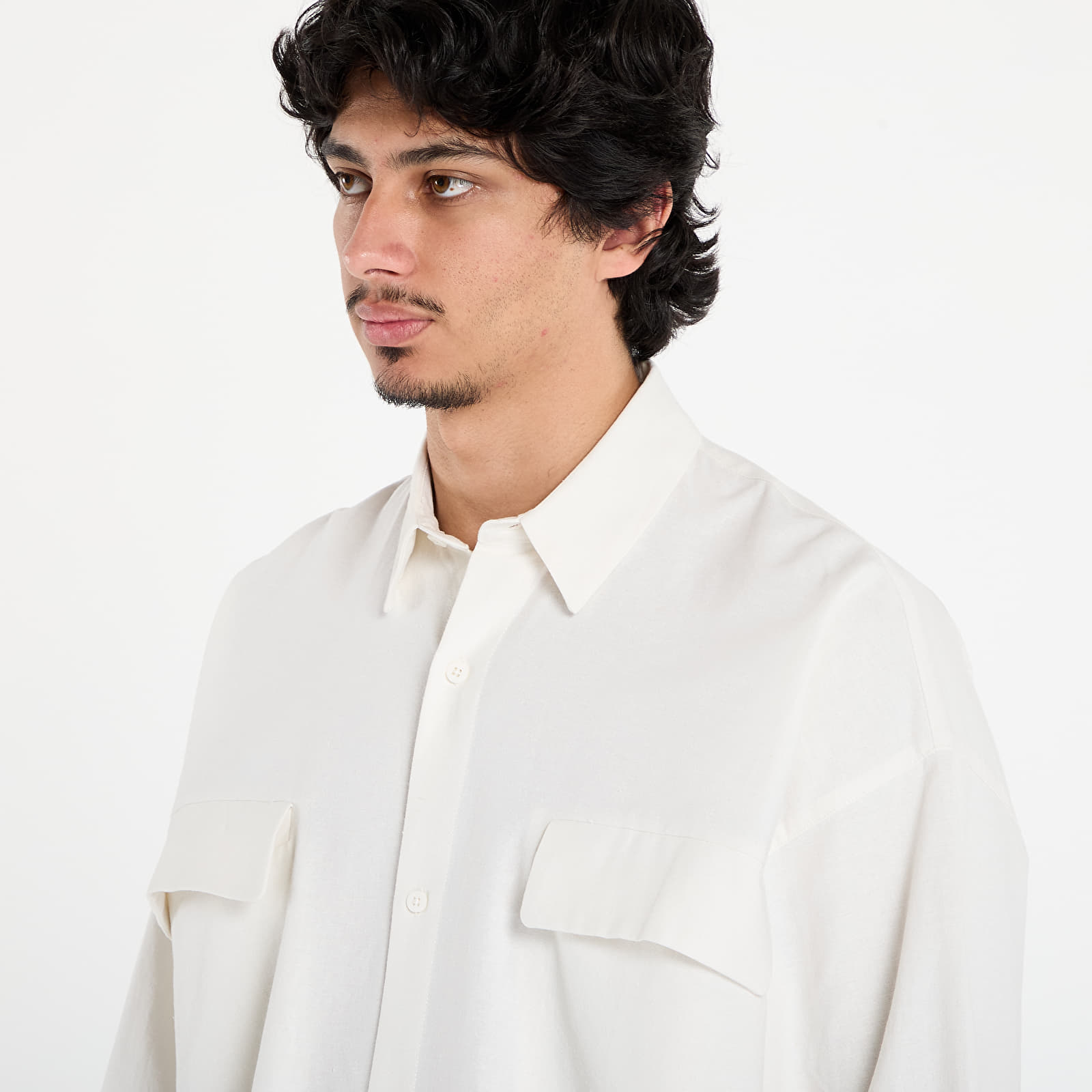 Shirts Fear of God Essentials Oxford Shirt Cloud White