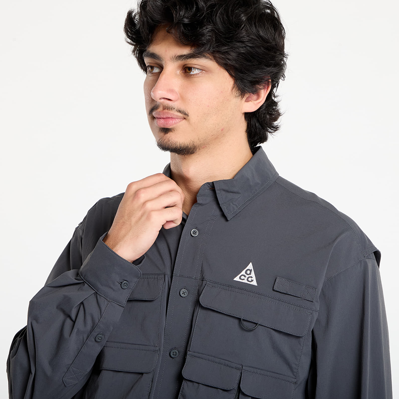 Shirts Nike ACG "Orb Weaver" Dri-FIT ADV UV Long-Sleeve Shirt Anthracite/ Summit White/ Summit White