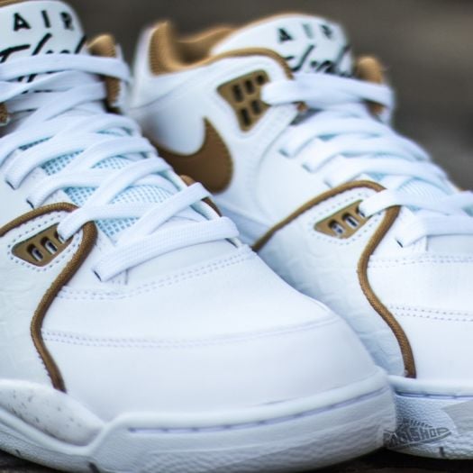 Nike air flight 89 white gold new arrivals