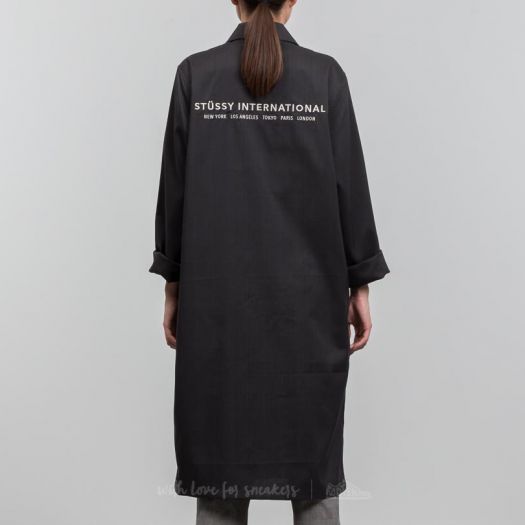 Stussy long coat store