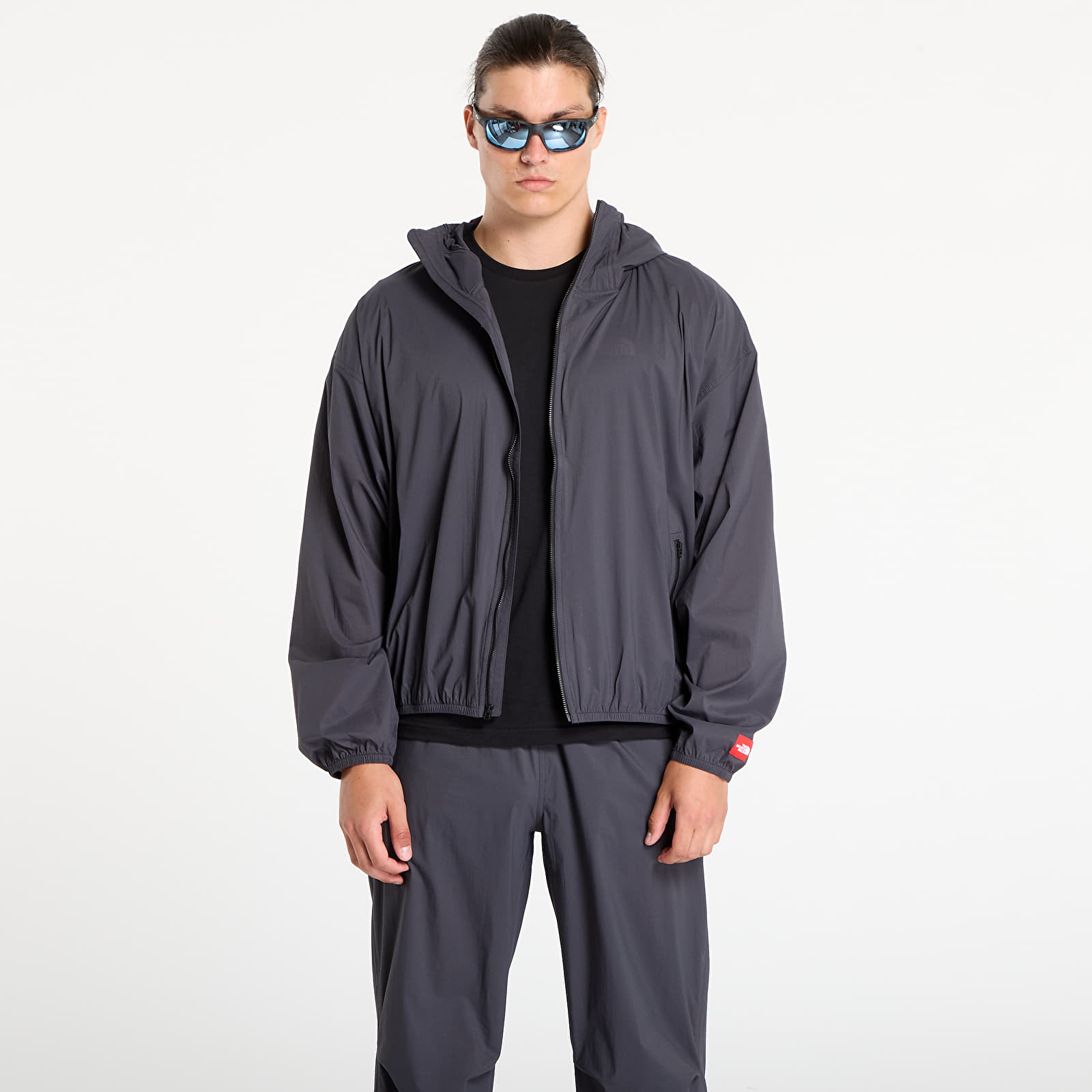 Jackets The North Face M Redbox Packable Hooded Wind Jacket Obsidian