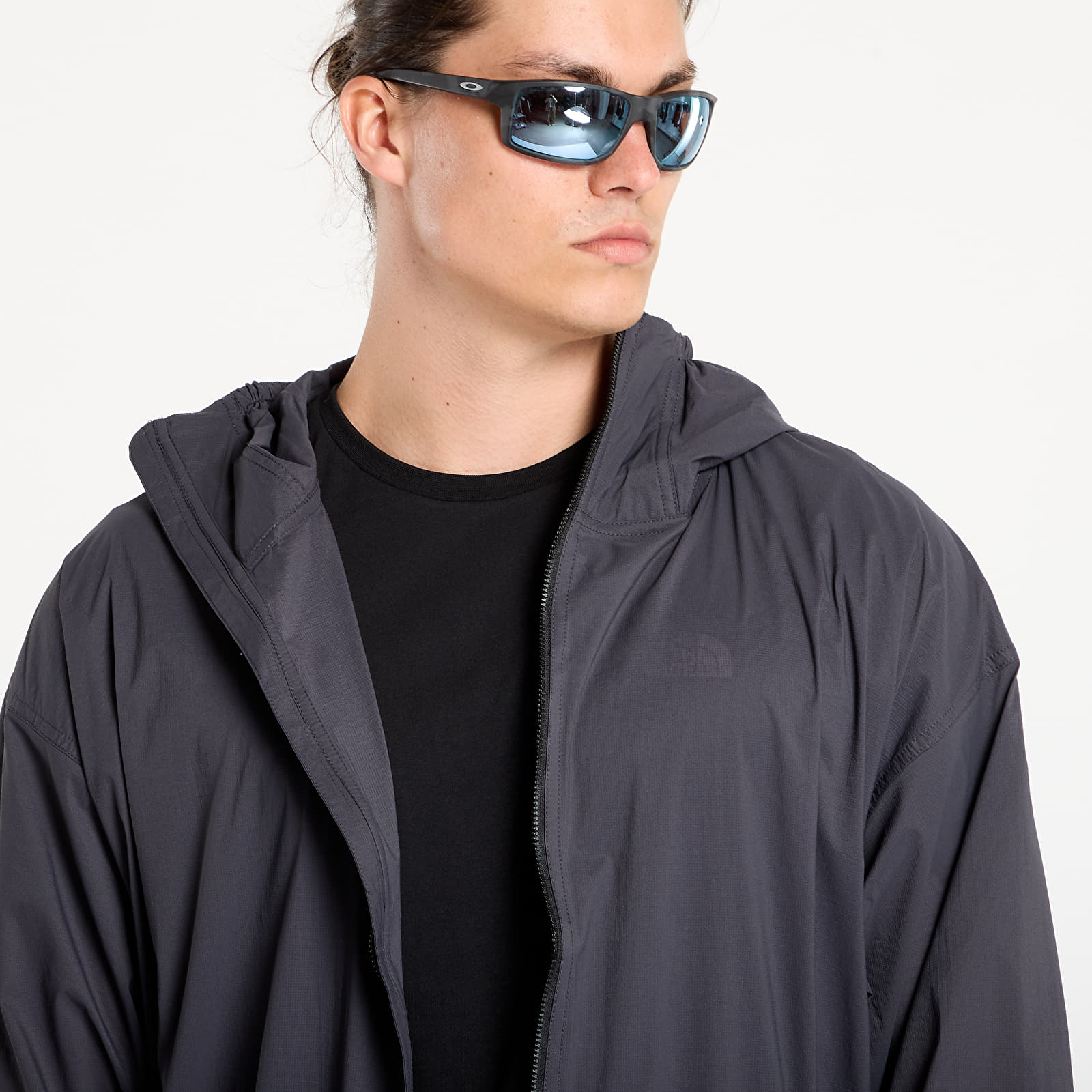 Jackets The North Face M Redbox Packable Hooded Wind Jacket Obsidian