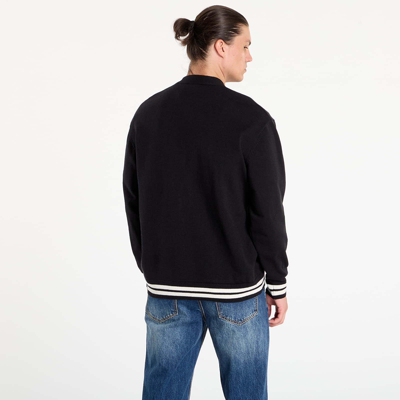 Férfi pulóverek New Era MLB Knit Cardigan New York Yankees UNISEX Black