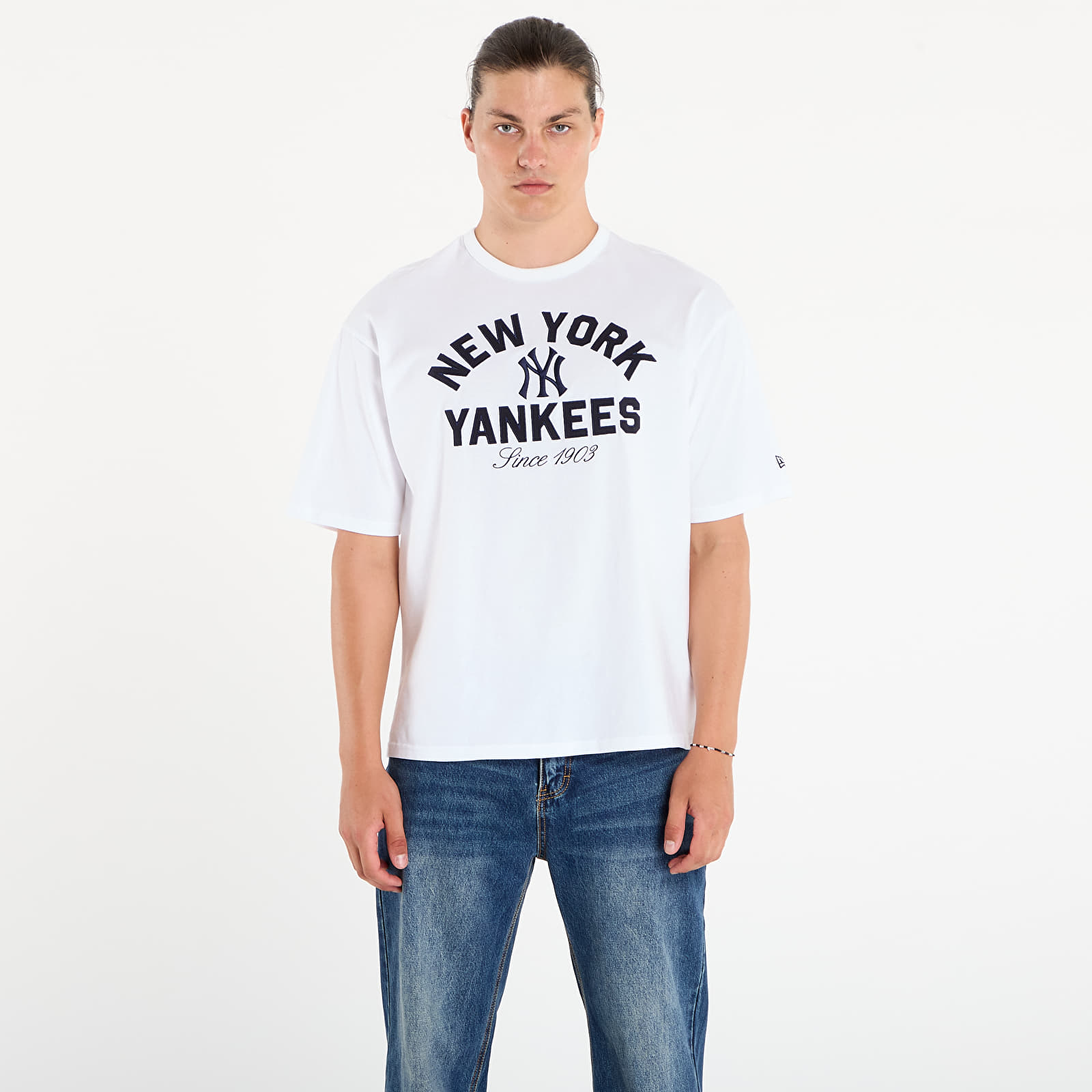 Мъжки тениски New Era MLB Heritage New York Yankees UNISEX White