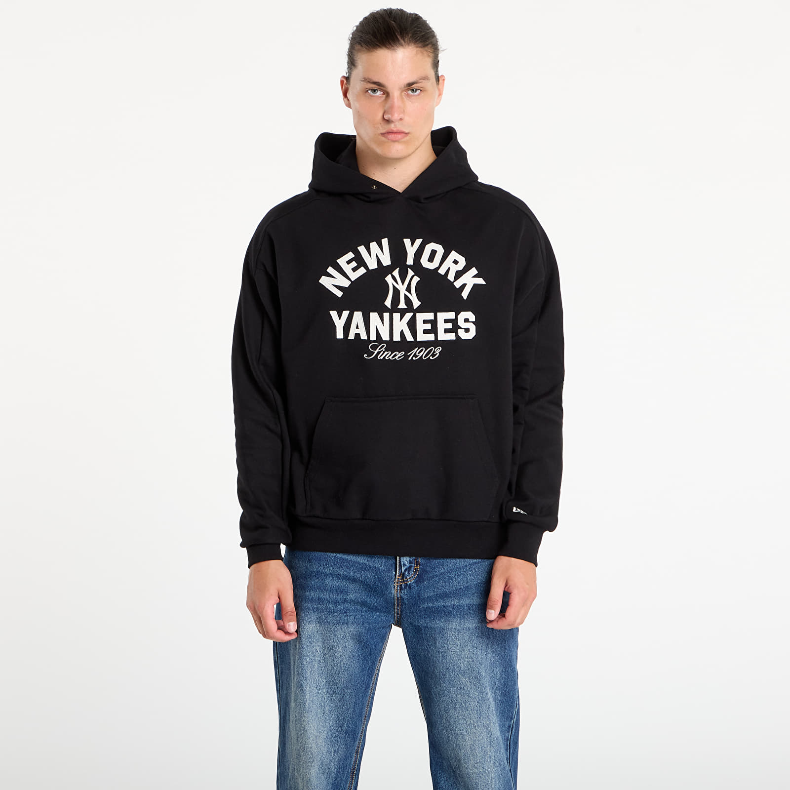 Hoodies für Männer New Era MLB Heritage Hoodie New York Yankees UNISEX Black