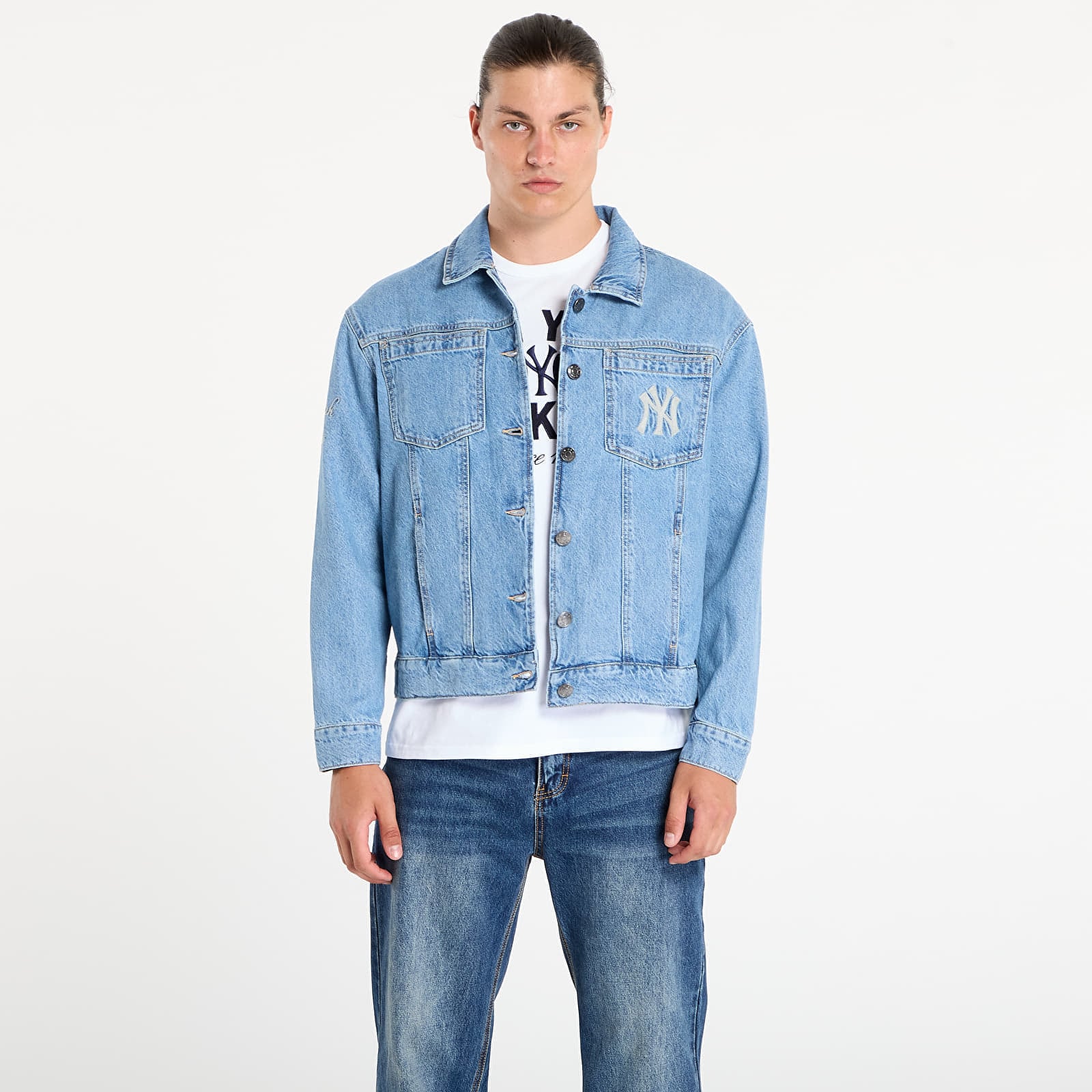 Jachetă New Era MLB Denim New York Yankees UNISEX Denim S