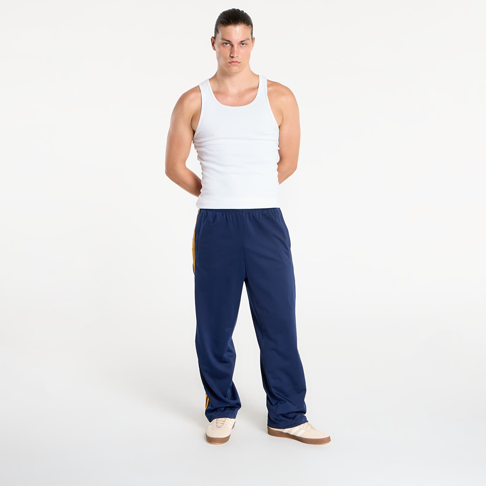 Мъжки спортни панталони adidas Originals Adibreak Tracksuit Bottoms Night Indigo/ Crew Orange