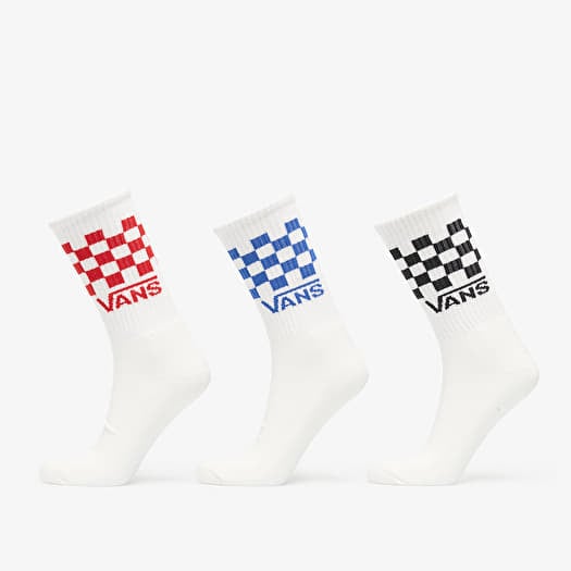 Vans Classic Check Crew 3-Pack White