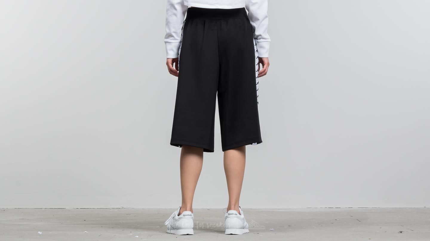 Kurzhosen Kappa Authentic Anah Bermuds Black-White