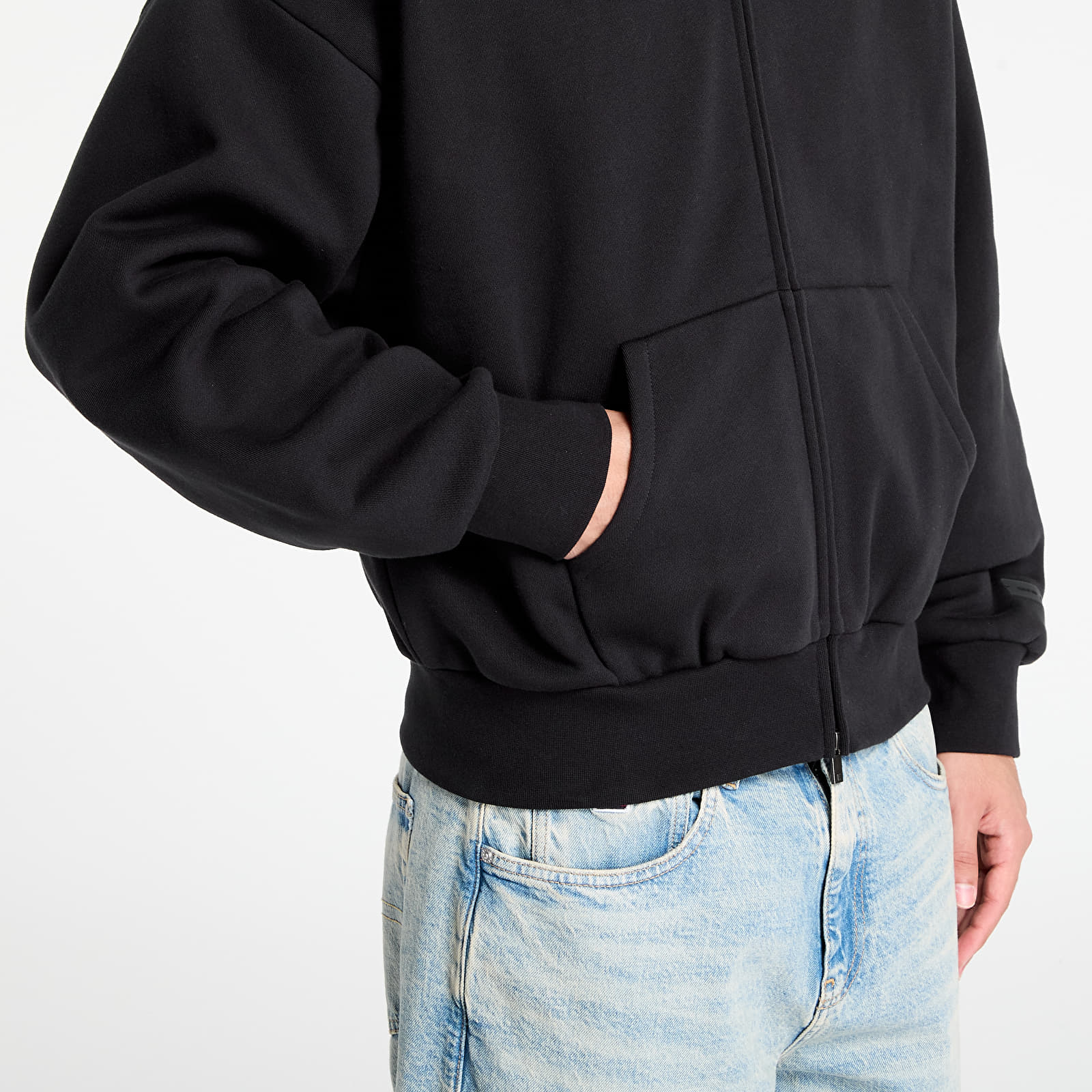 Hoodies and sweatshirts  Fear of God Essentials Classic Full Zip Hoodie Jet Black