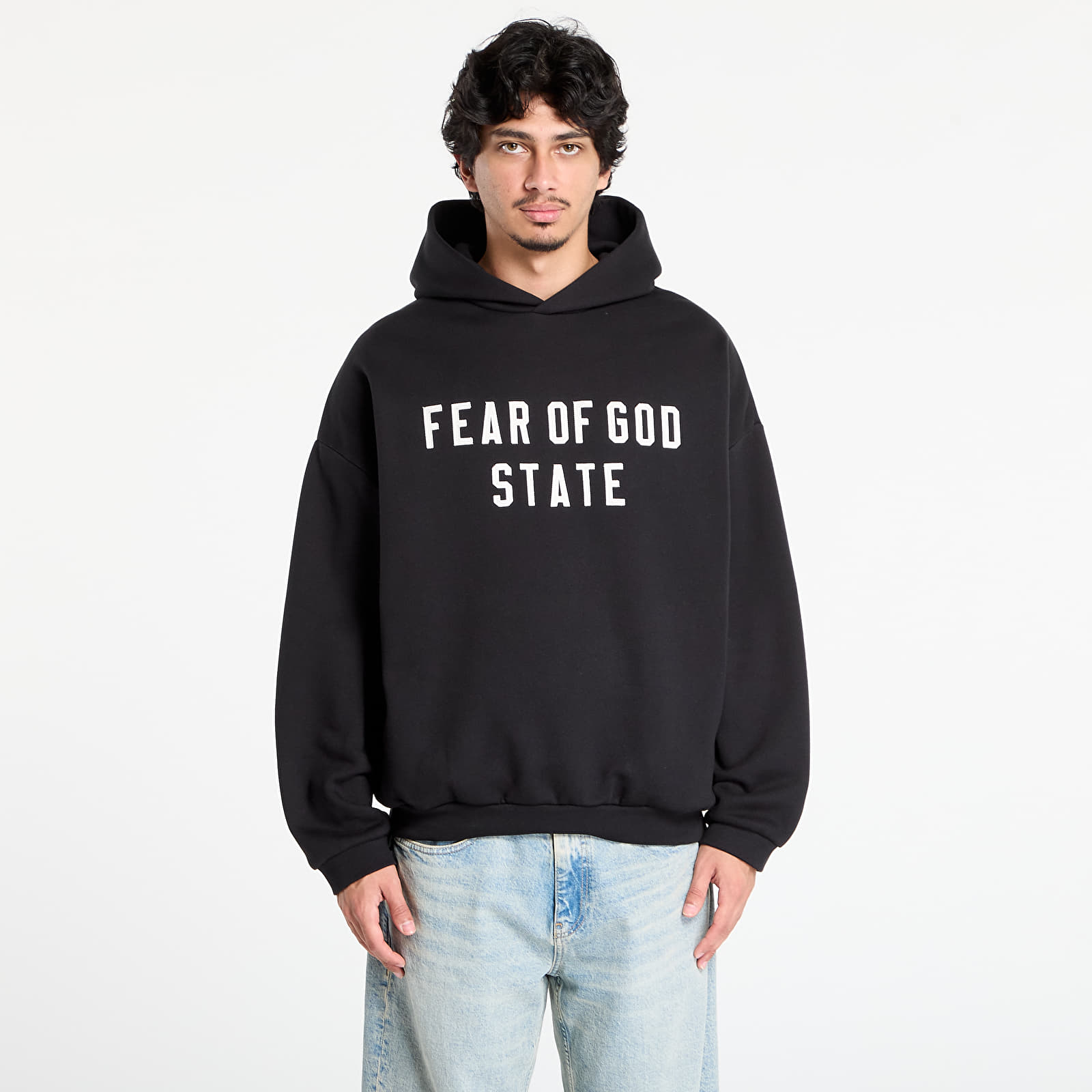 Суичърти Fear of God Essentials 90's Hoodie Jet Black