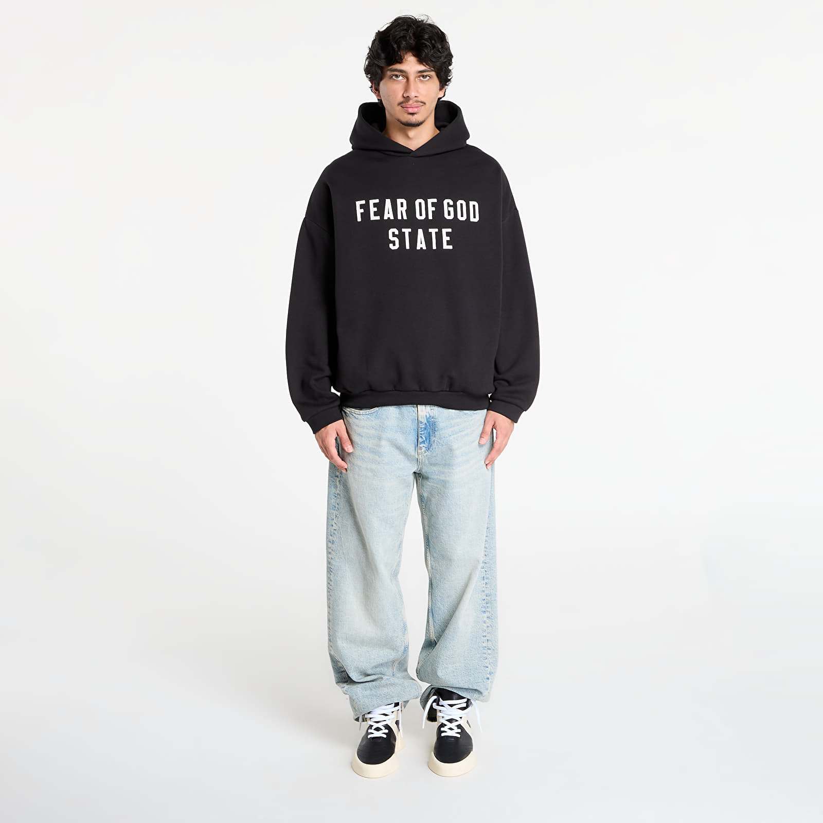 Суичърти Fear of God Essentials 90's Hoodie Jet Black