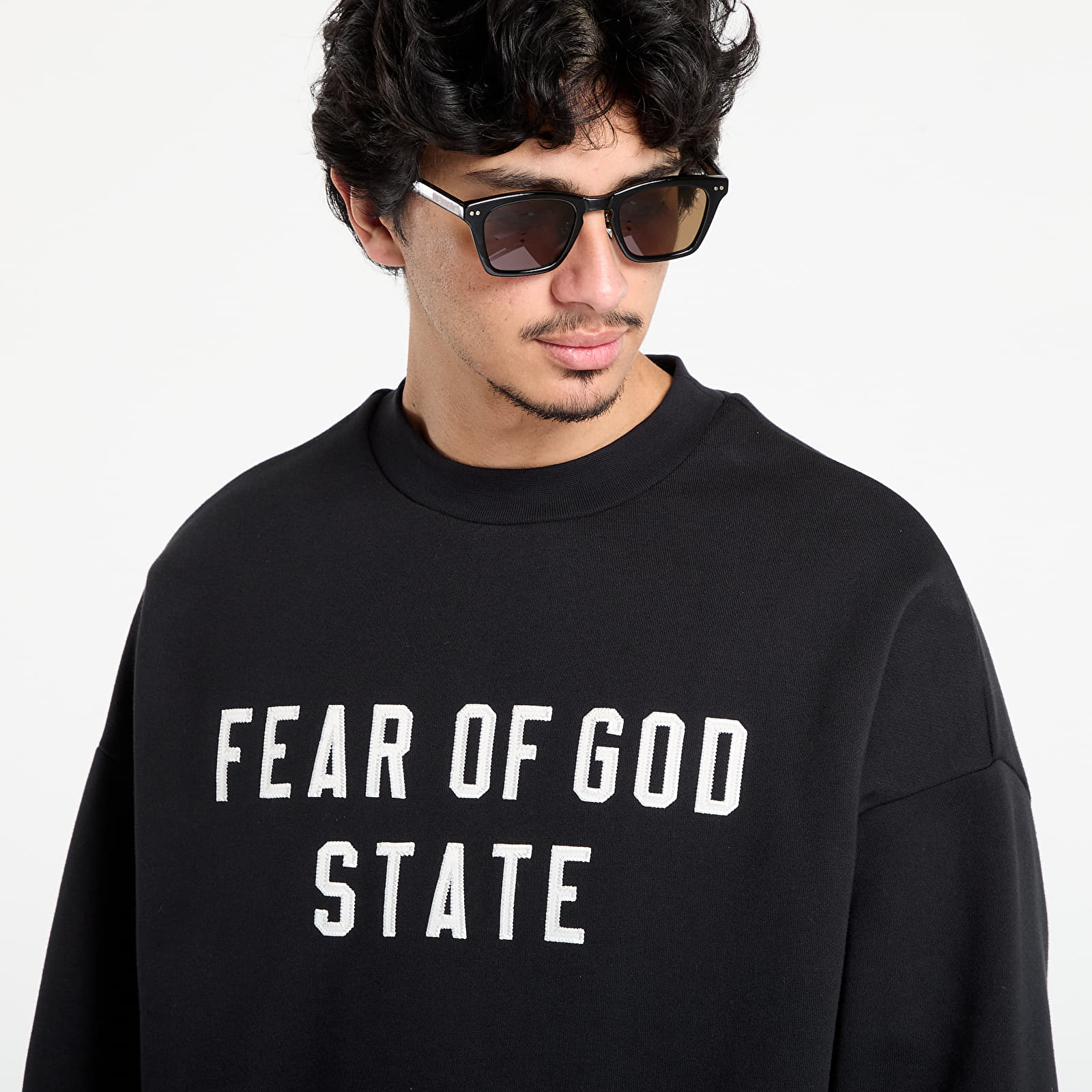 Hoodies and sweatshirts  Fear of God Essentials 90's Crewneck Jet Black