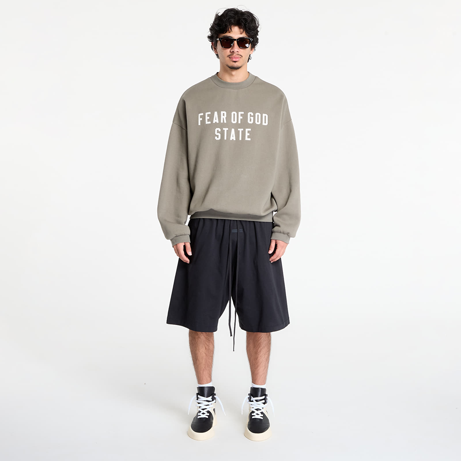 Hoodies and sweatshirts  Fear of God Essentials 90's Crewneck Moss