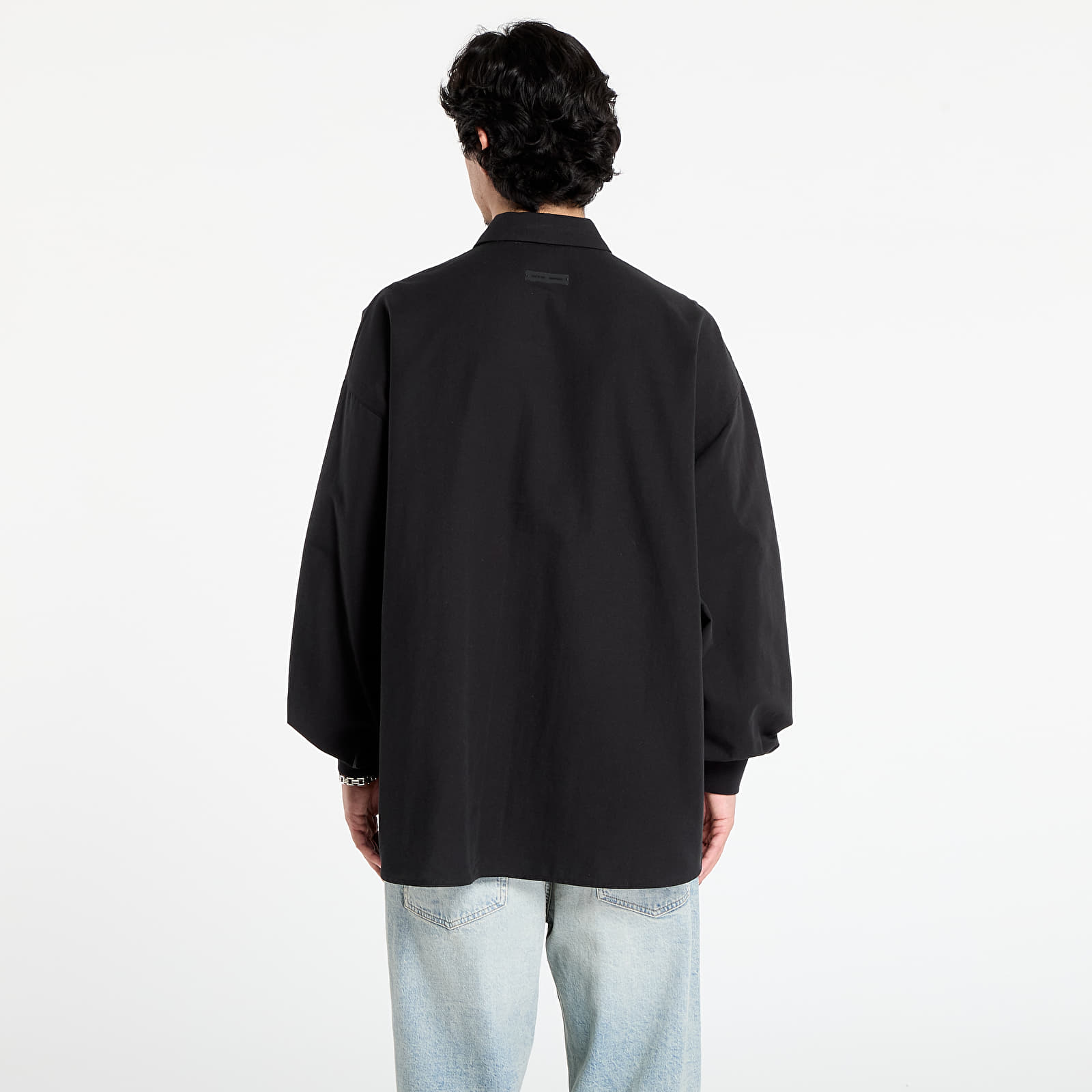 Hemden Fear of God Essentials Oxford Shirt Jet Black