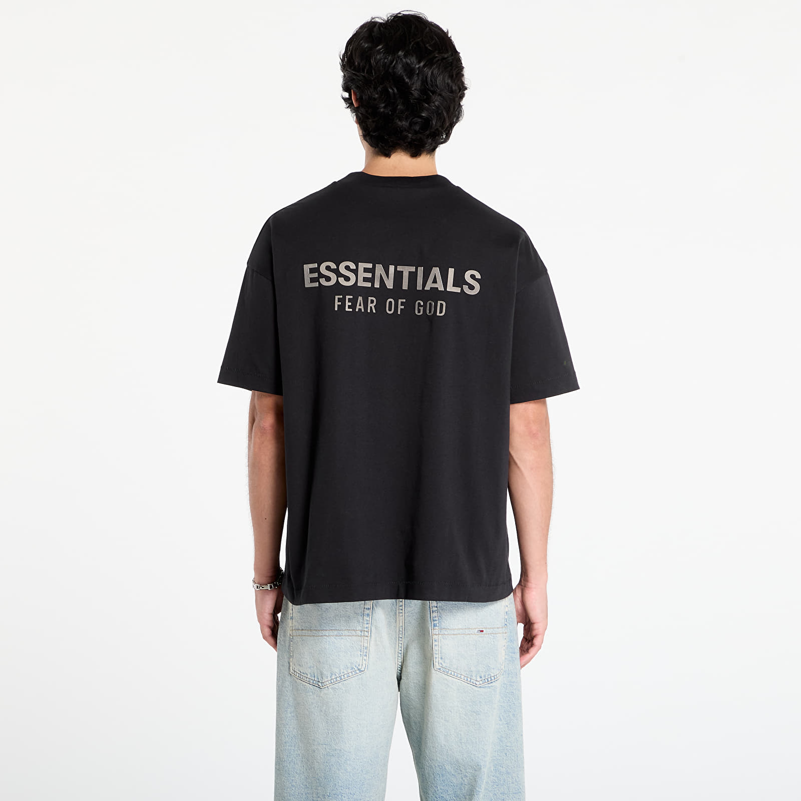 T-Shirts Fear of God Essentials Classic Short Sleeve Tee Jet Black