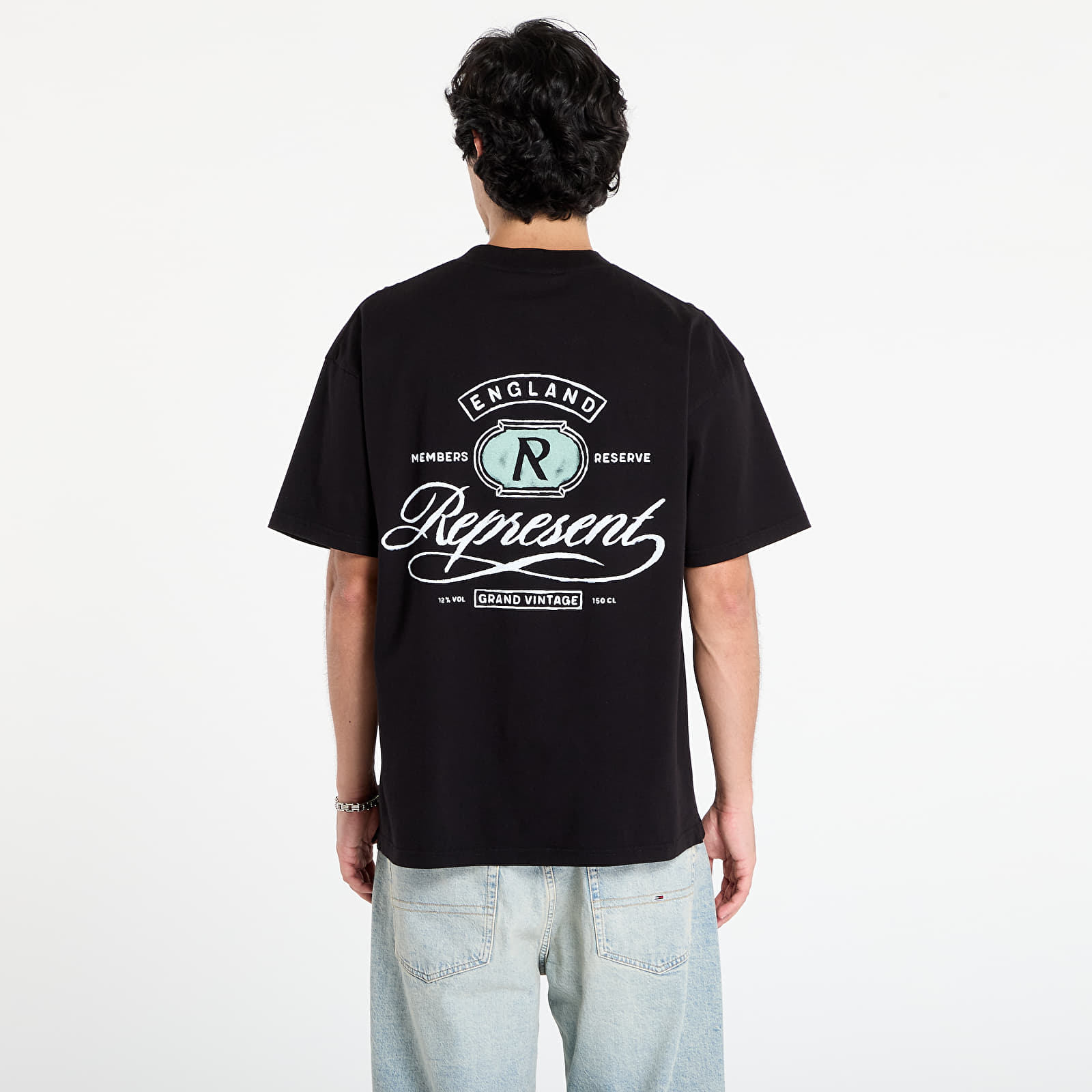 Тениски REPRESENT Grand Vintage Hand Drawn T-Shirt Jet Black