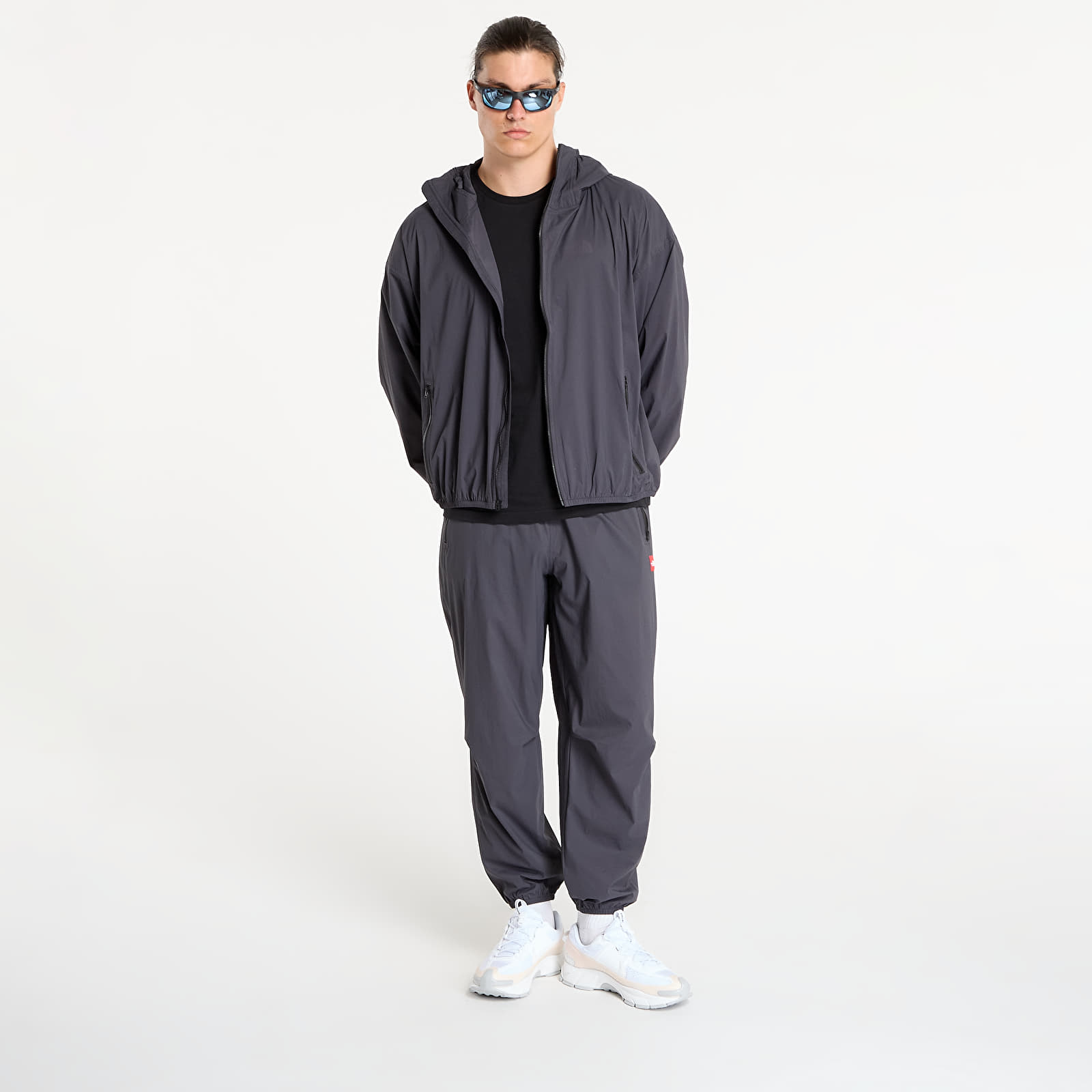 Jackets The North Face M Redbox Packable Hooded Wind Jacket Obsidian
