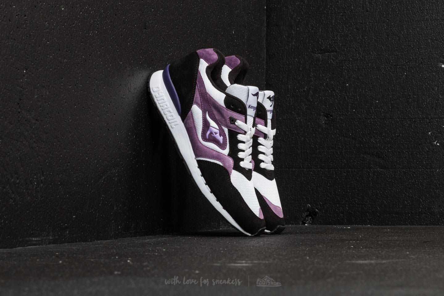 Men's shoes KangaRoos Racer Mig Jet Black/ Purple