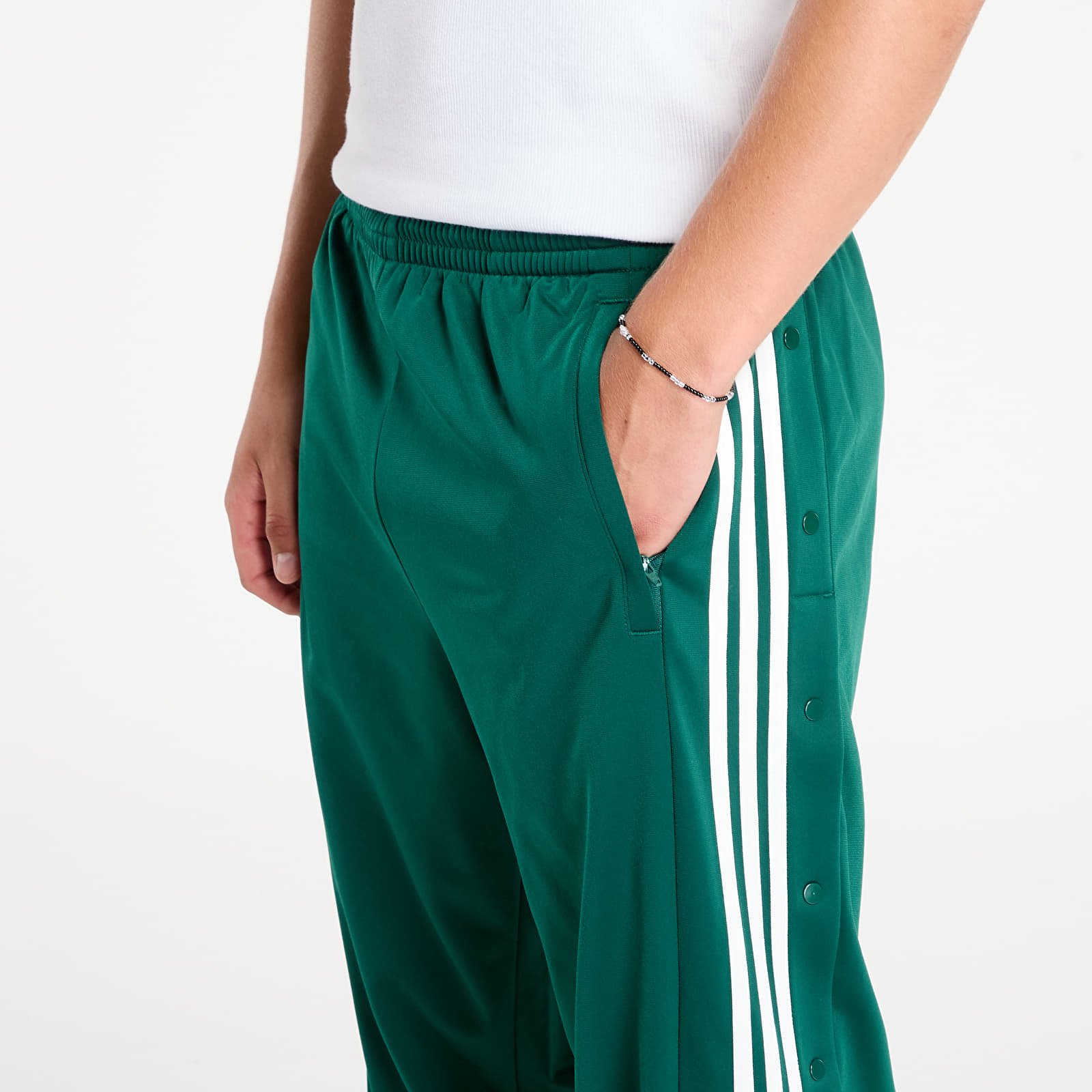 Men's sweatpants adidas Originals Adibreak Tracksuit Bottoms Collegiate Green