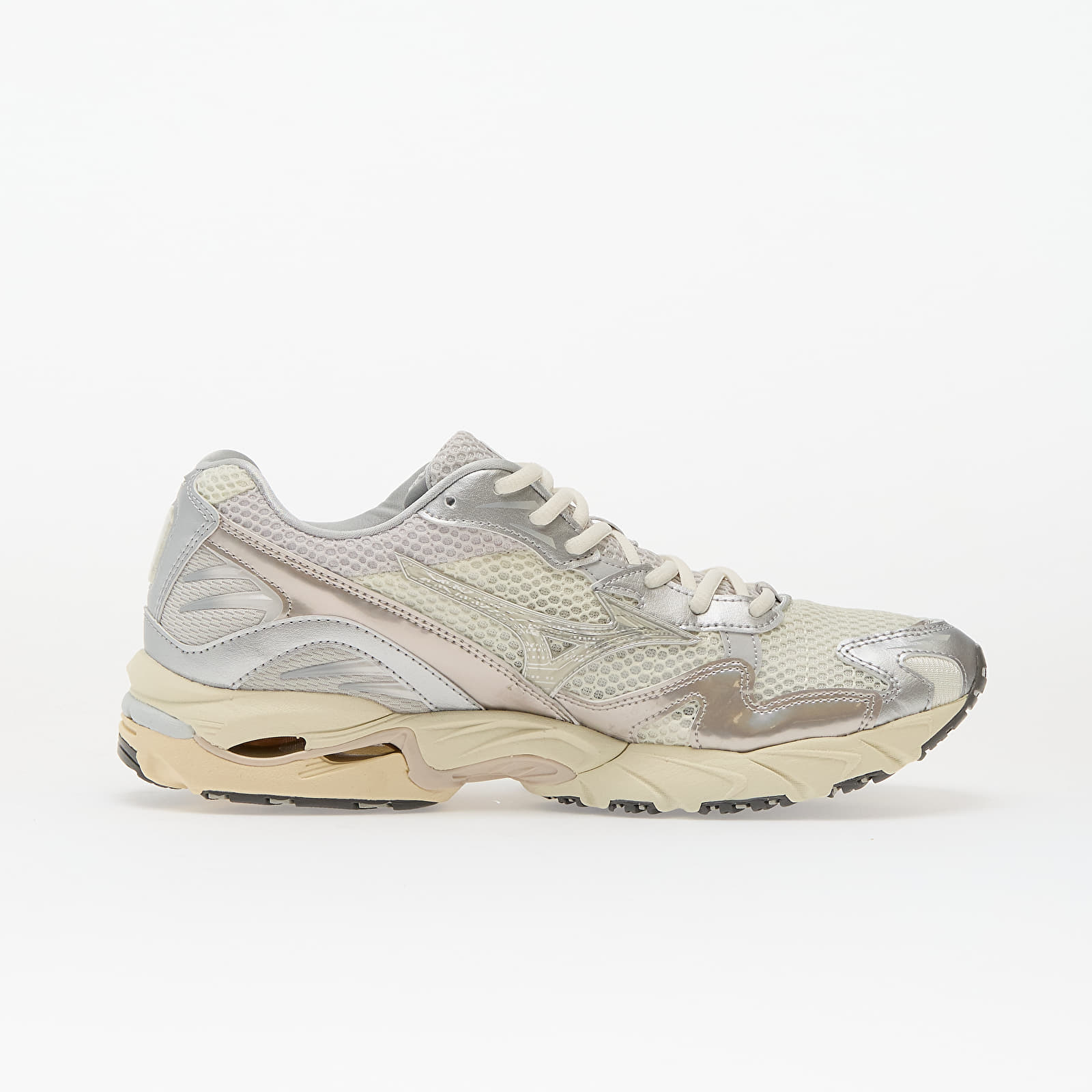 Men's shoes Mizuno Wave Rider 10 Mizuno Snow White/ White Sand/ Nimbus Cloud