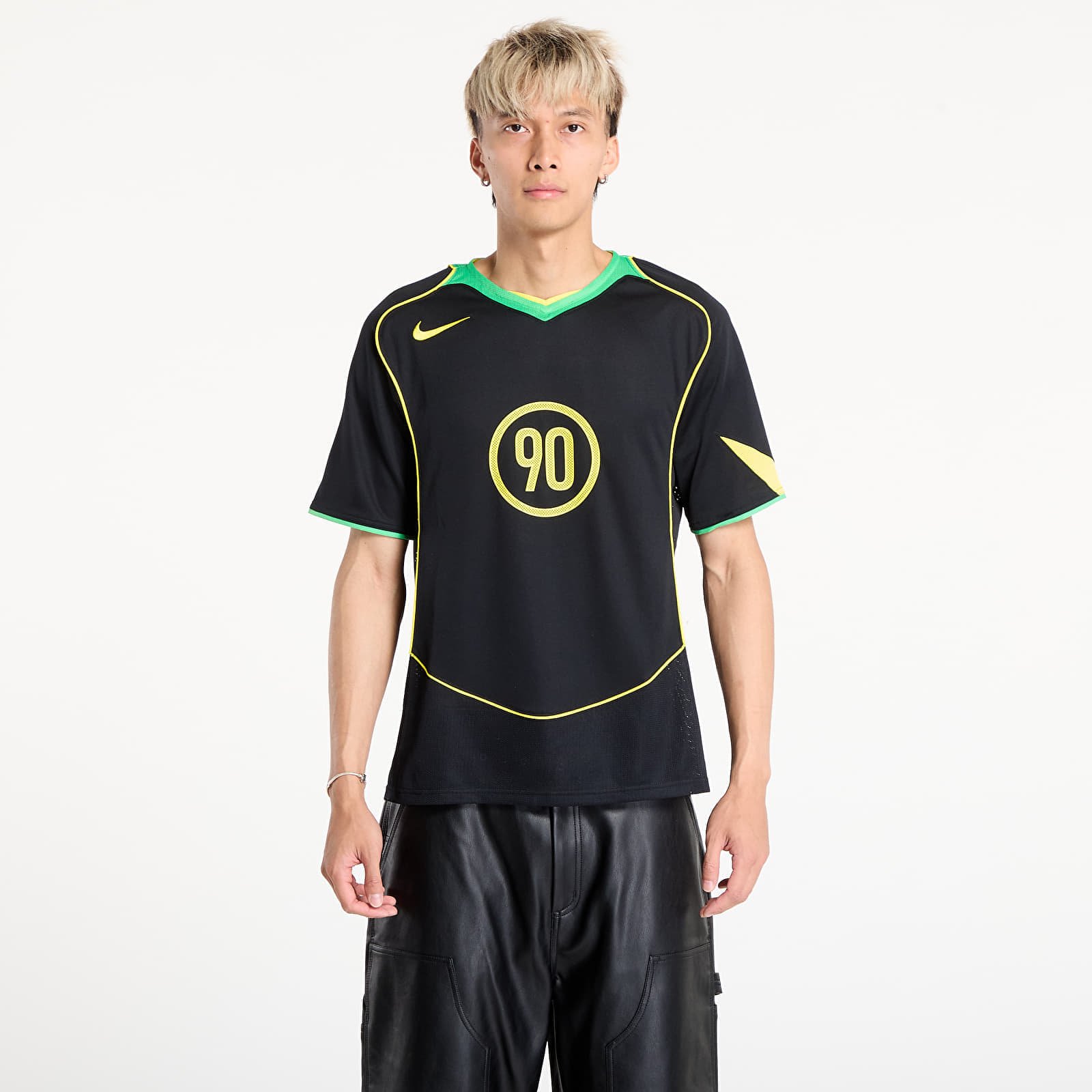 Jersey Nike Total 90 Men's Dri-FIT Soccer Jersey Black/ Green Spark/ Opti Yellow XXL