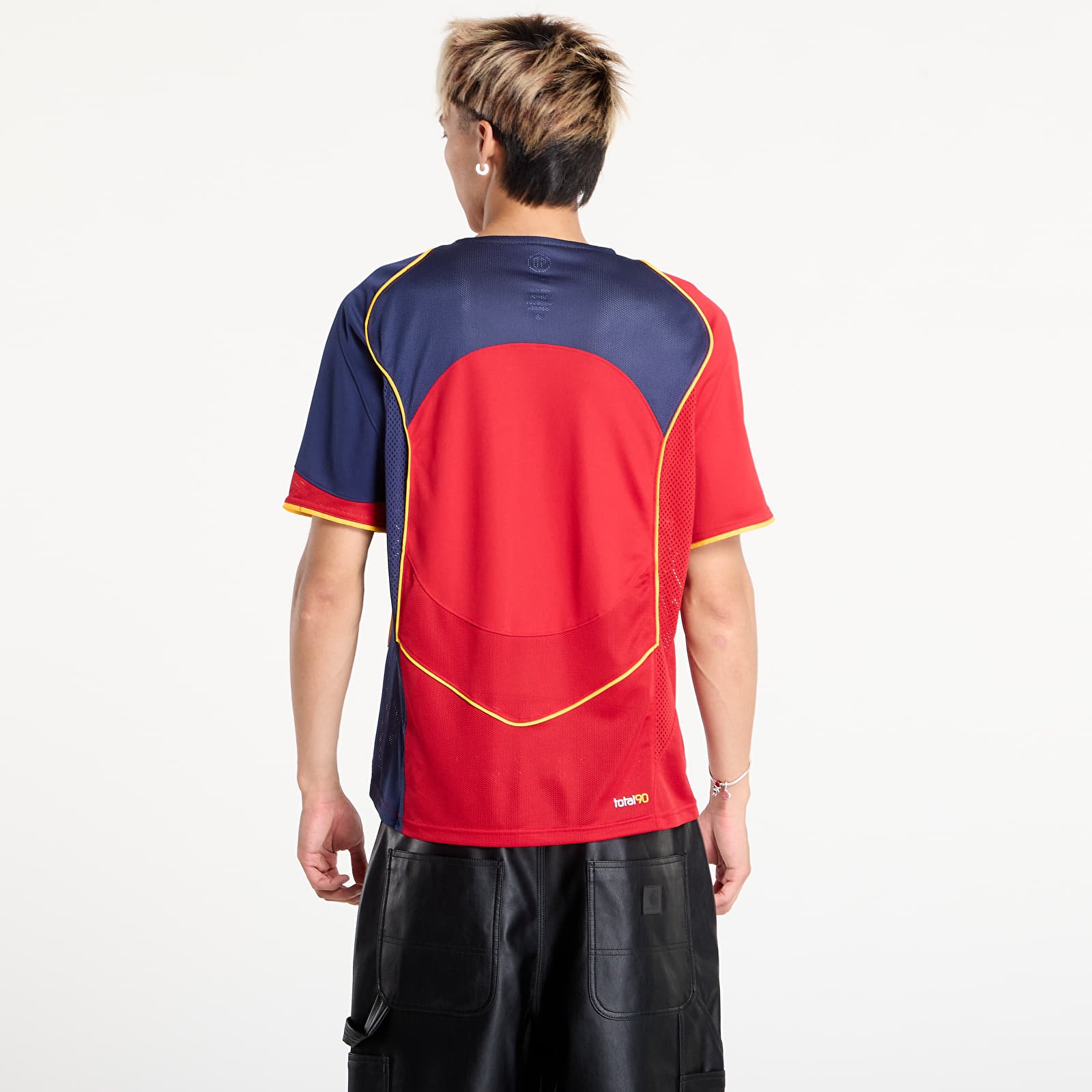 Jerseys Nike Total 90 Men's Dri-FIT Soccer Jersey Gym Red/ Midnight Navy/ University Gold