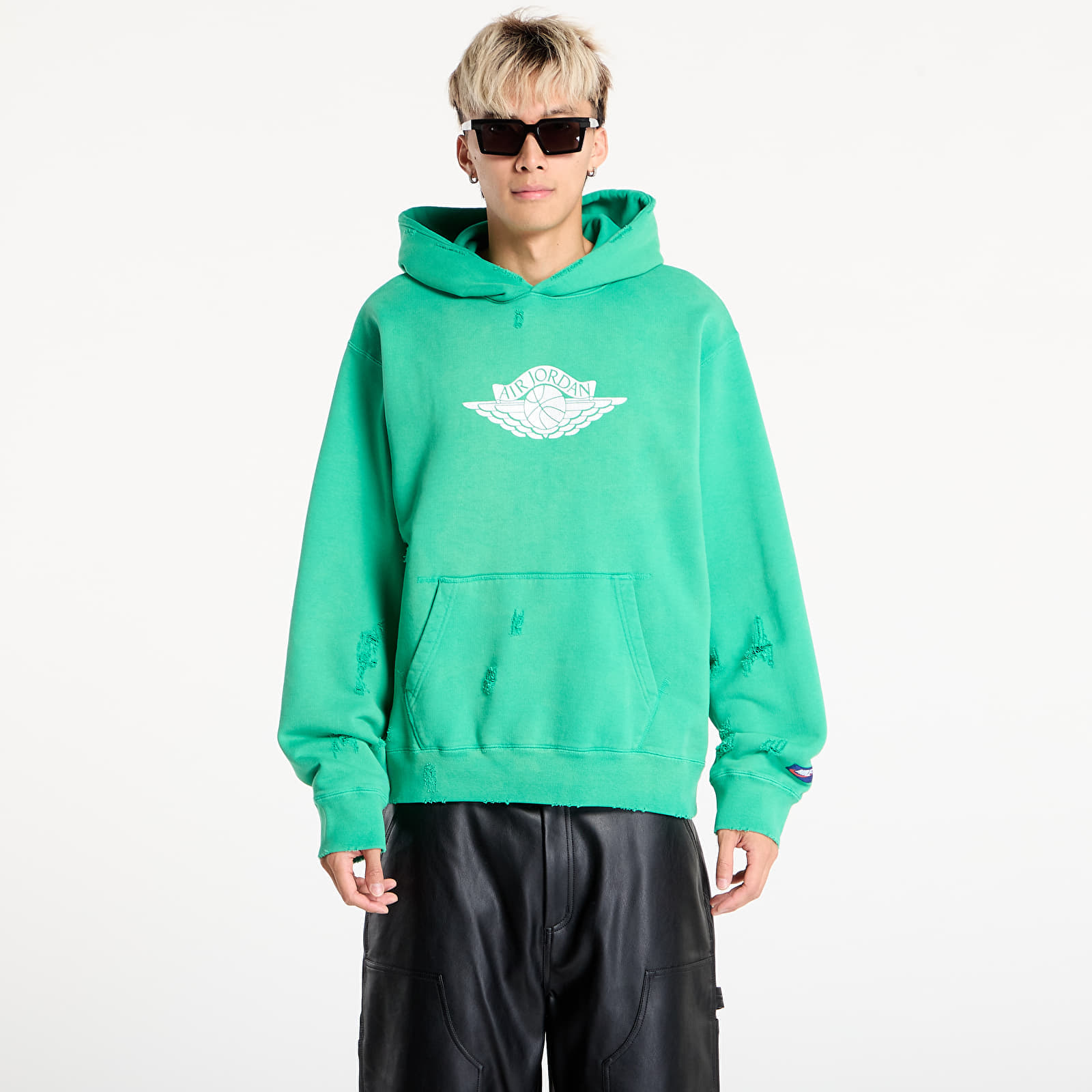 Суитшърт Jordan Rare Air Men's Fleece Pullover Hoodie Stadium Green XS