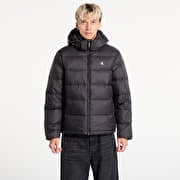 Calvin Klein Jeans Ls Nylon Zip Off Hooded Jacket Black
