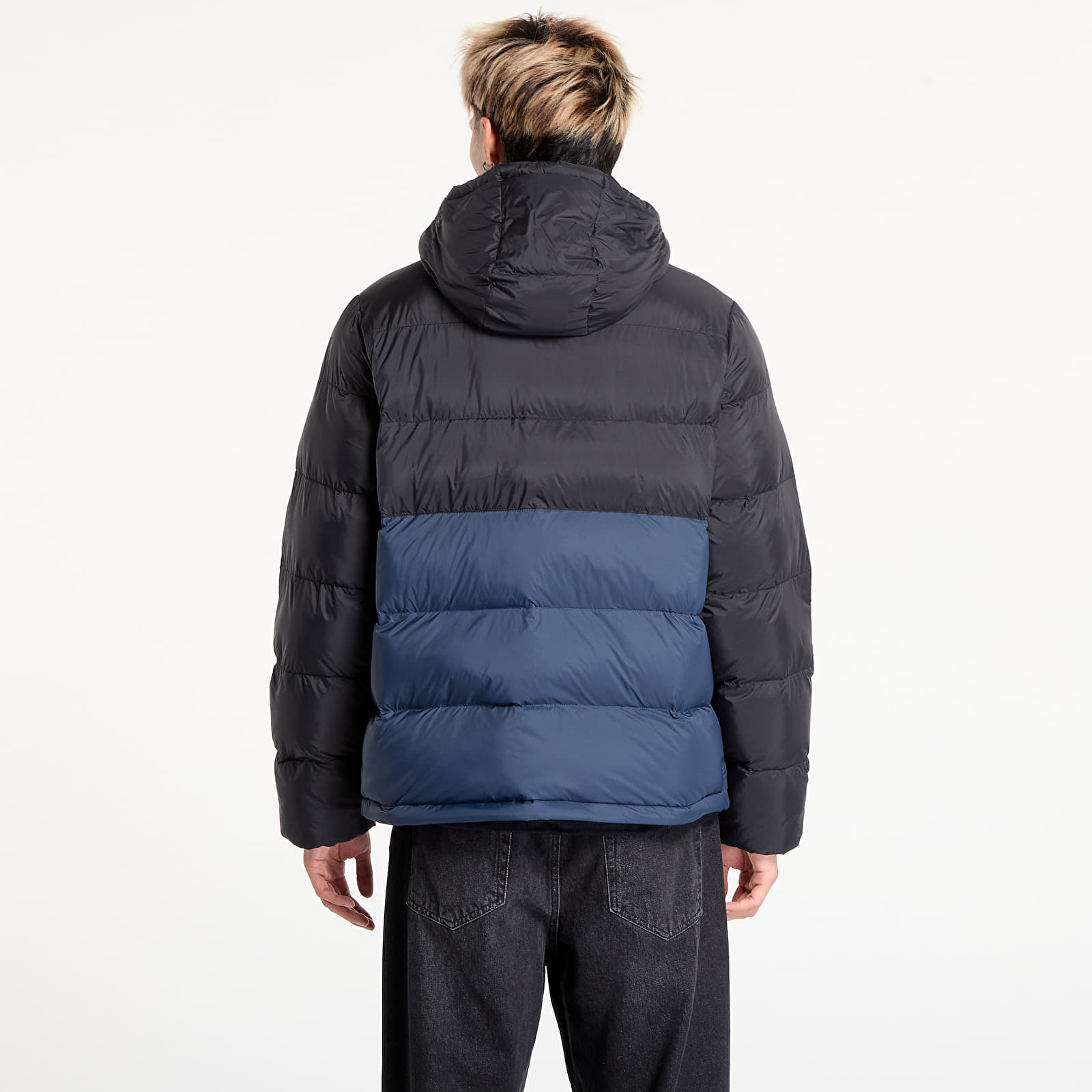 Puffer-jakker Calvin Klein Jeans Ls Nylon Color Bock Jacket Black