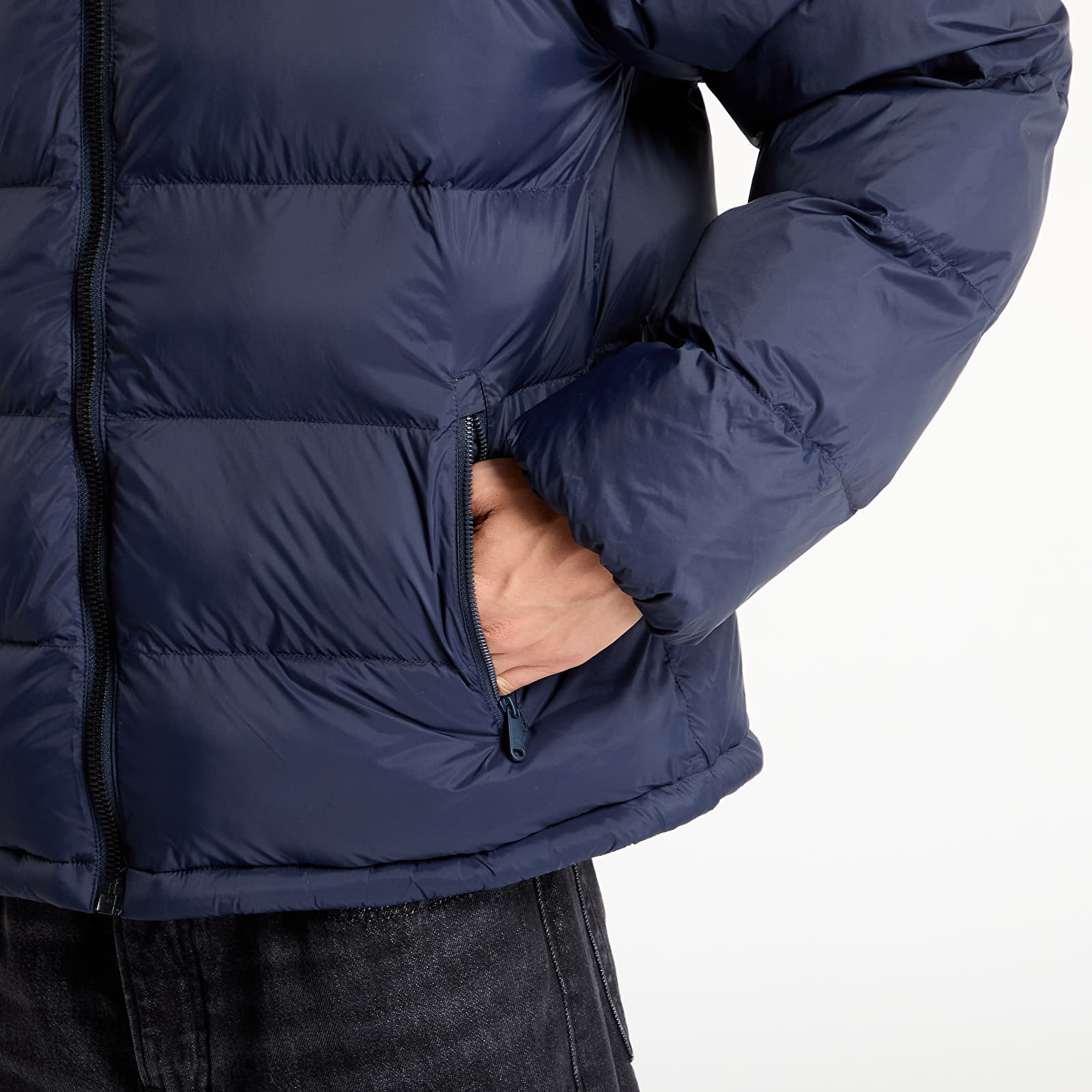 Puffer-jakker Calvin Klein Jeans Ls Nylon Monogram Puff Jacket Blue