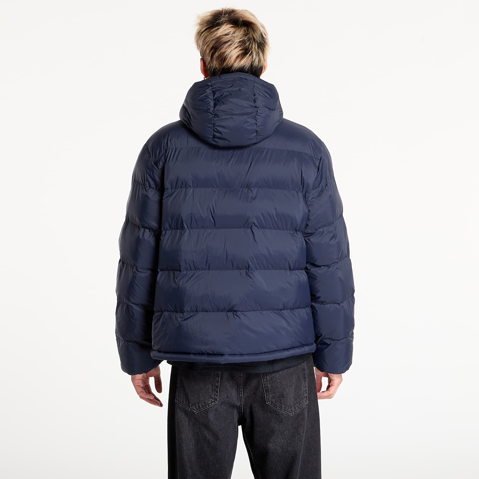 Puffer-jakker Calvin Klein Jeans Ls Nylon Monogram Puff Jacket Blue
