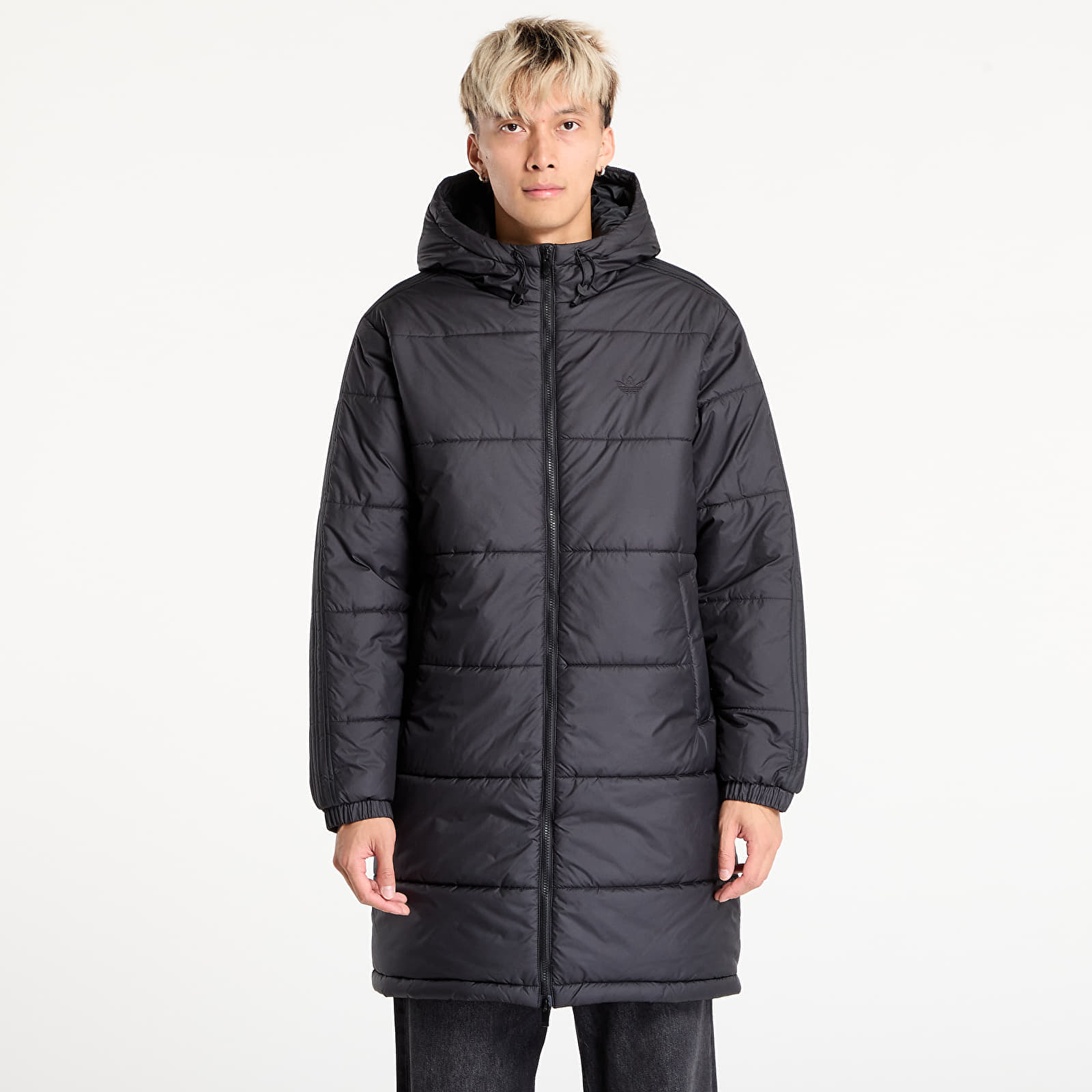 Jachetă adidas Adicolor Long Jacket Black/ Black L