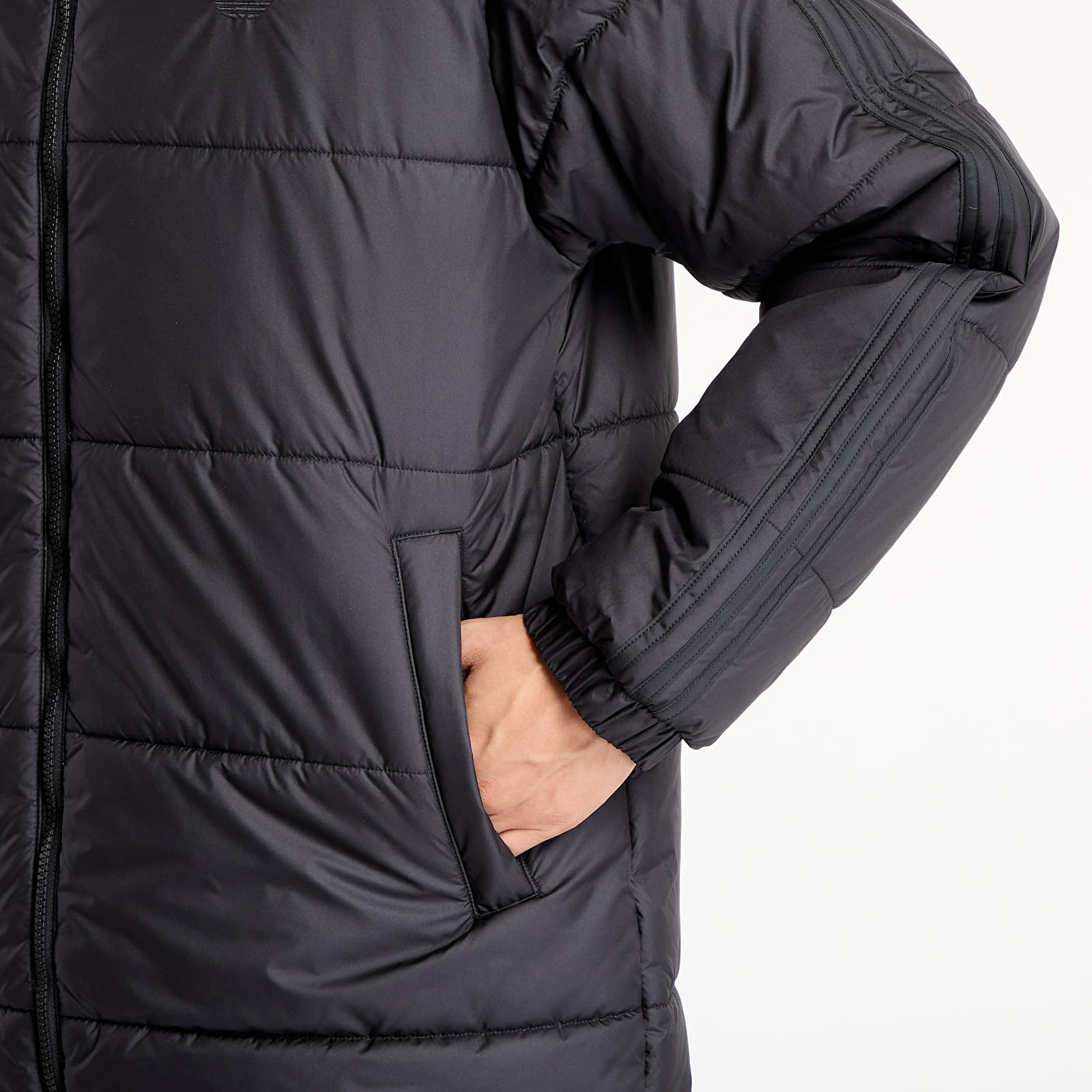 Якета adidas Adicolor Long Jacket Black/ Black