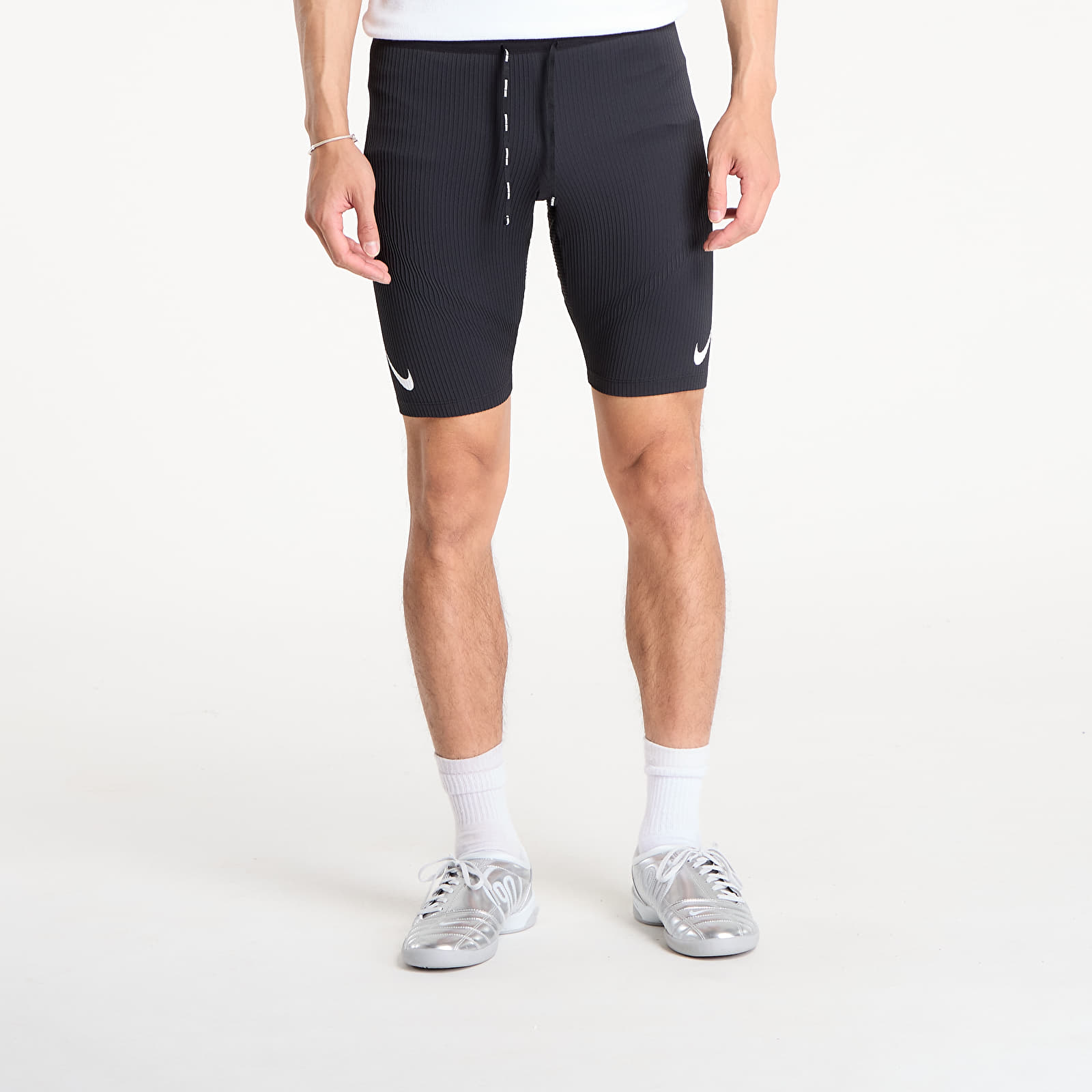 Къси панталони Nike AeroSwift Men's Dri-FIT ADV Running 1/2-Length Tights Black/ Summit White