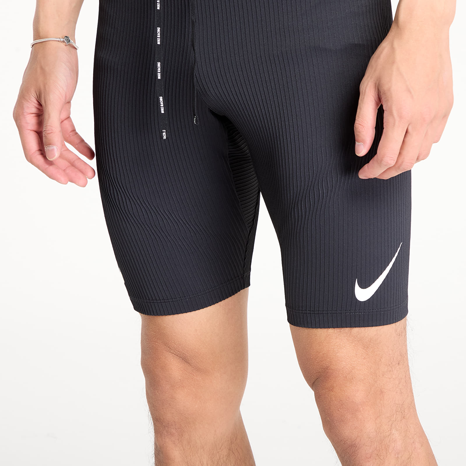 Къси панталони Nike AeroSwift Men's Dri-FIT ADV Running 1/2-Length Tights Black/ Summit White