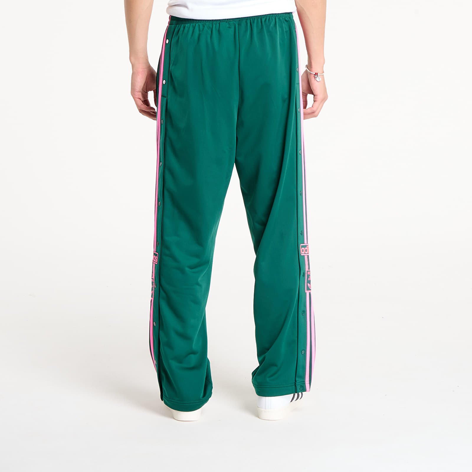 Pants adidas Originals Adibreak Tracksuit Bottoms Collegiate Green/ Lucid Pink