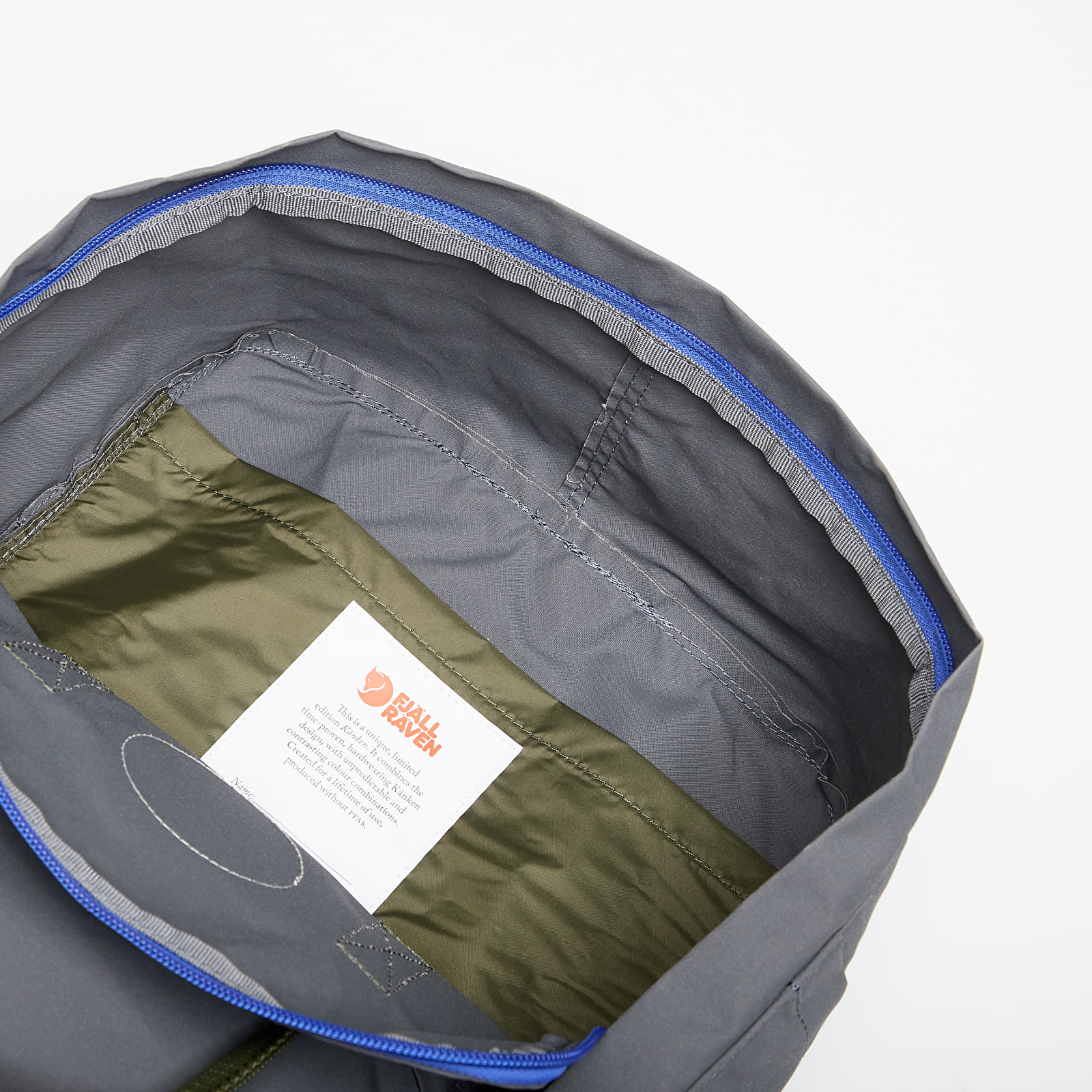 Мъжки раници Fjällräven Kånken Koncept Super Grey/ Green