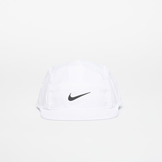 Nike Dri-FIT Fly Unstructured Swoosh Cap White/ Anthracite/ Black