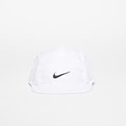 Nike Dri-FIT Fly Unstructured Swoosh Cap White/ Anthracite/ Black