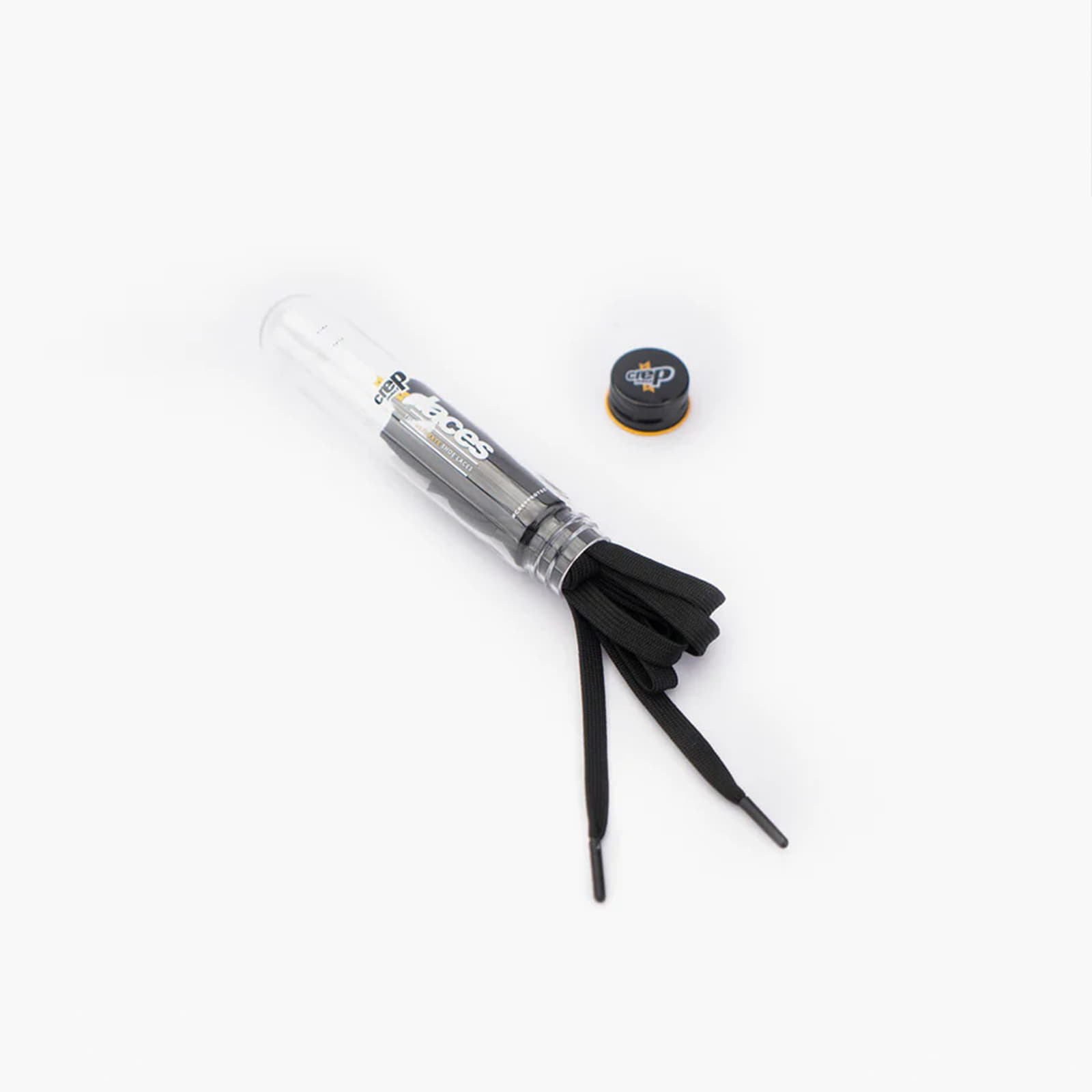Laces Crep Protect Pre-Treated Laces Black Ice Round