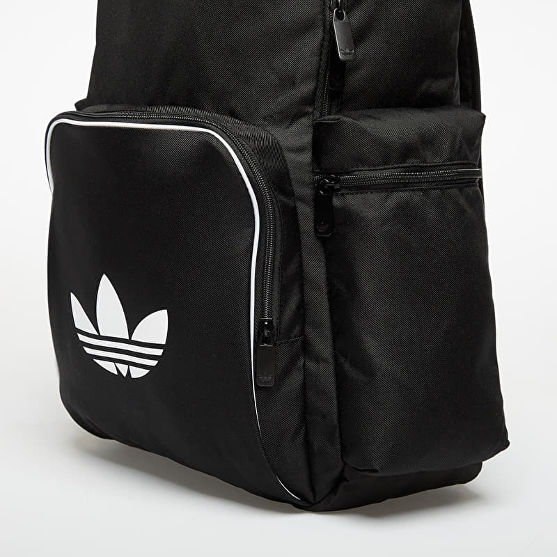 adidas classic trefoil backpack black with black logo Amazon.com | Pocket Interior tech pouch for earbuds. adidas Originals Trefoil 2.0 mini
