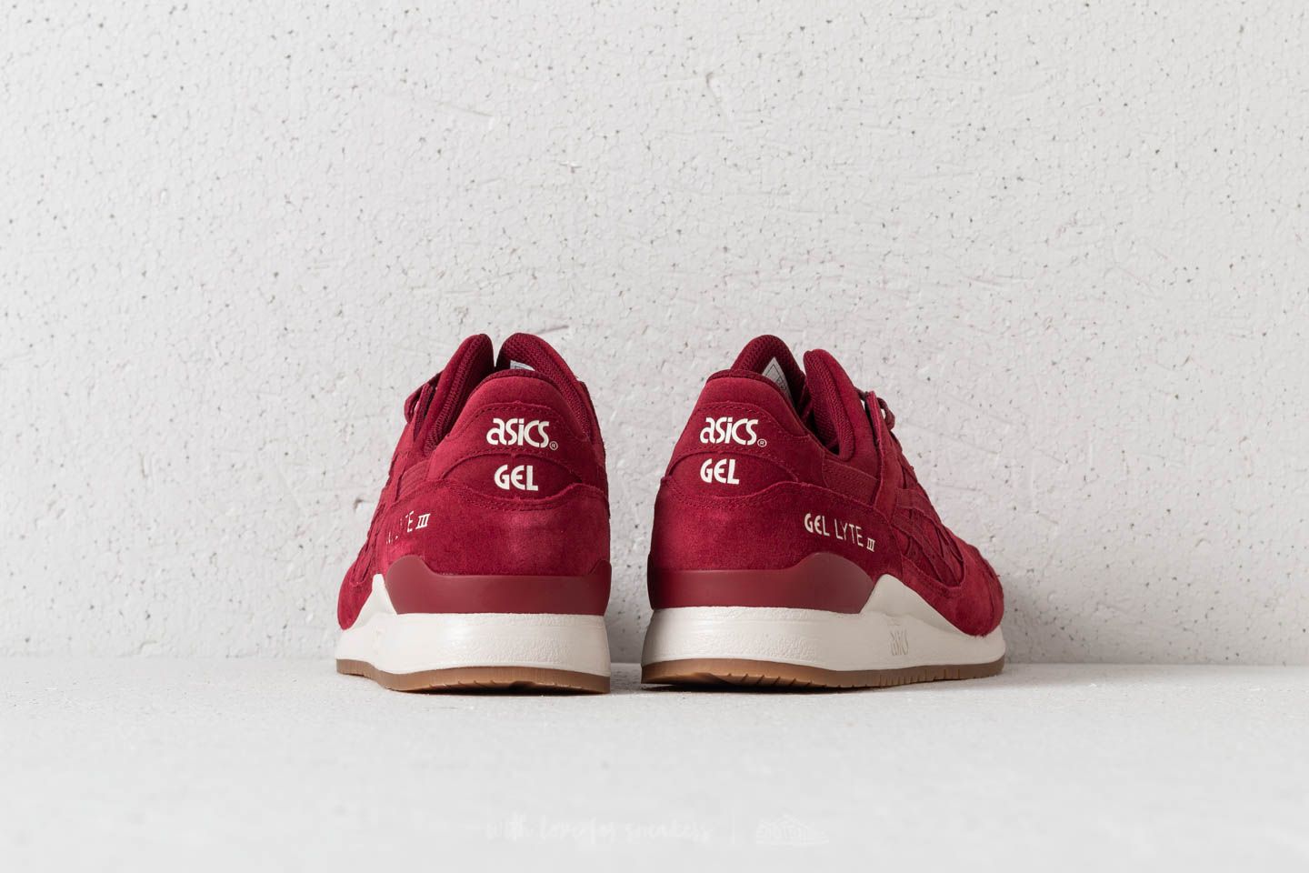 Gel lyte 3 sales burgundy