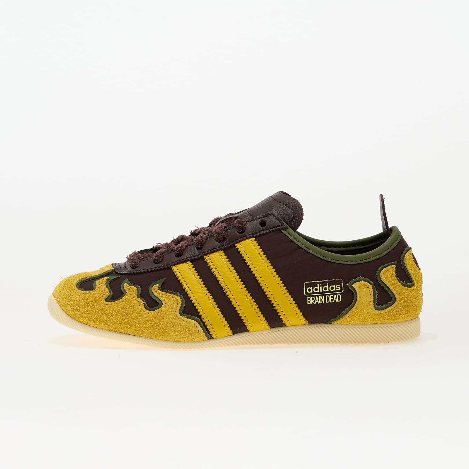 Levně Tenisky adidas x Brain Dead Japan Lo Shale Brown/ Hazy Yellow/ Off White
