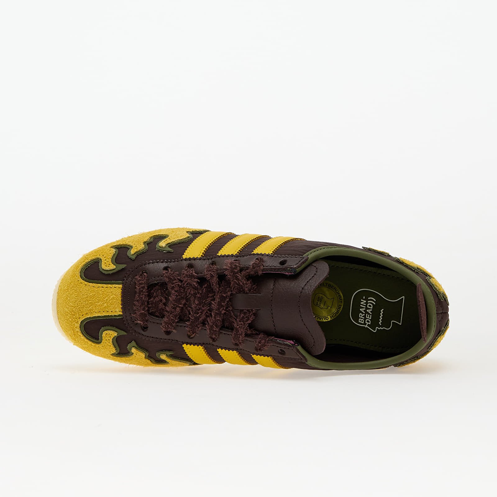 Scarpe uomo adidas x Brain Dead Japan Lo Shale Brown/ Hazy Yellow/ Off White