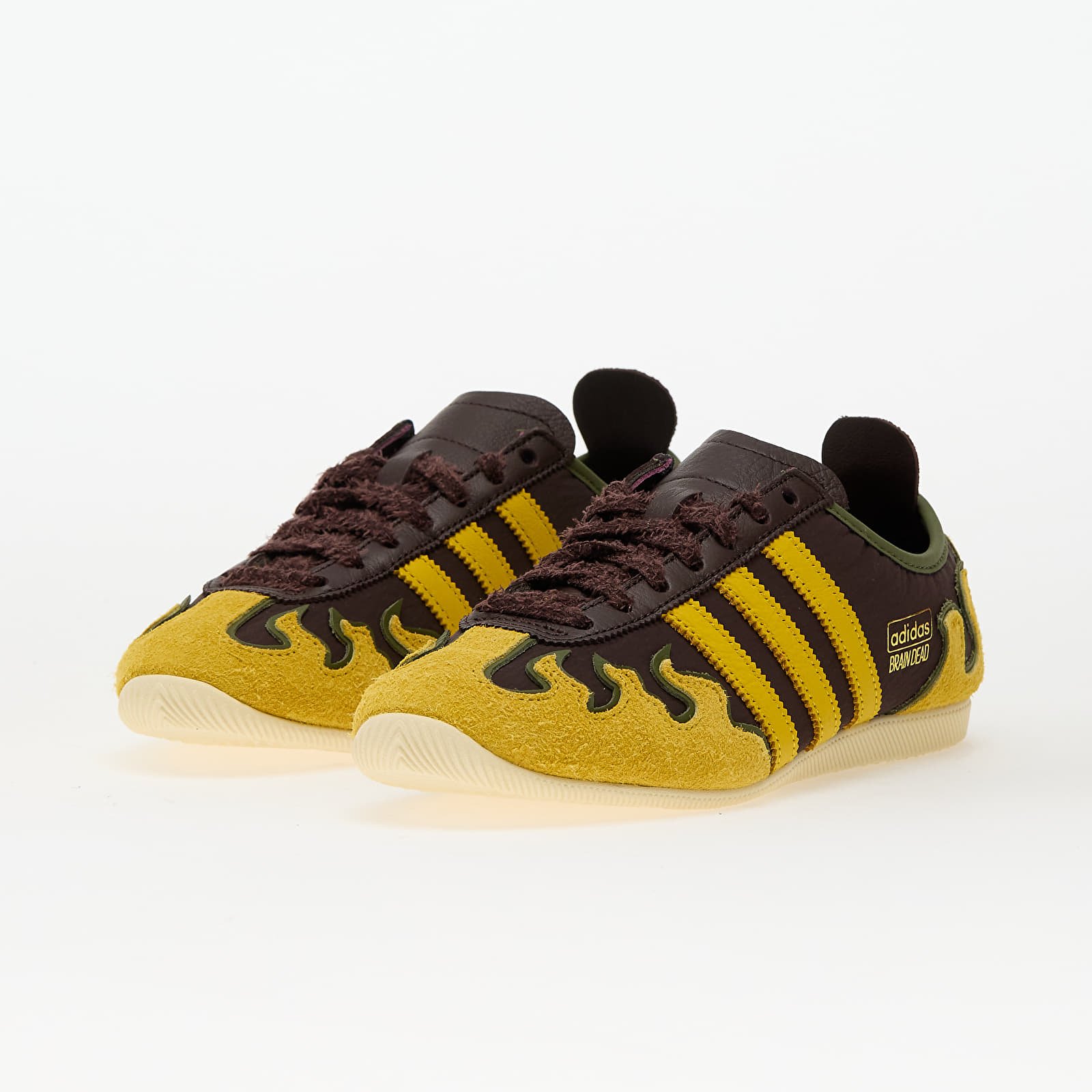 Scarpe uomo adidas x Brain Dead Japan Lo Shale Brown/ Hazy Yellow/ Off White
