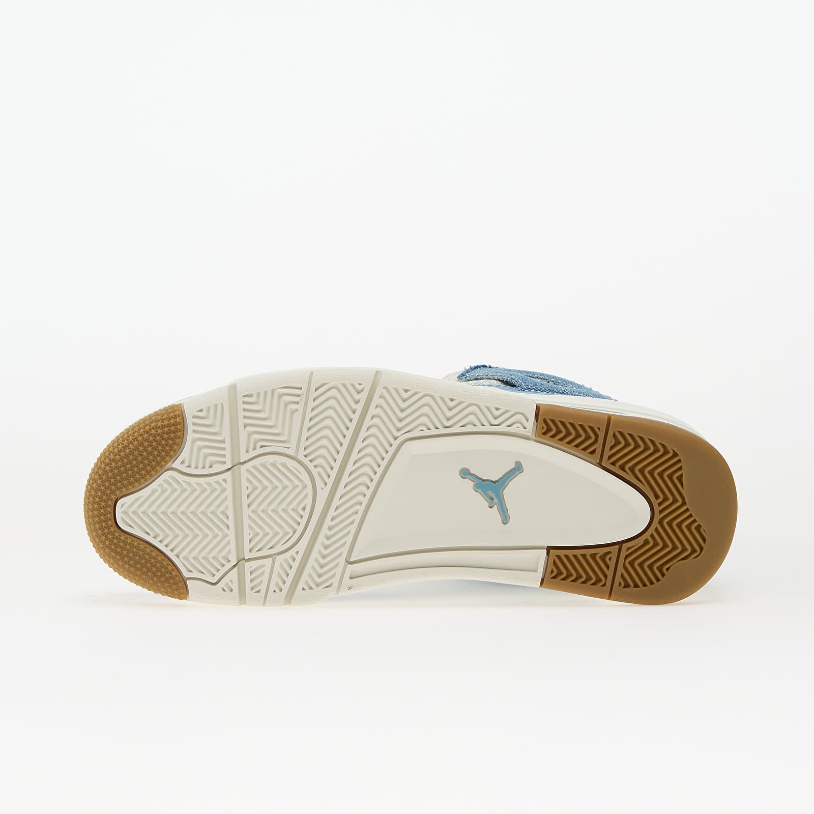 Chaussures et baskets femme Air Jordan 4 Retro W "Denim Worn Blue" (IB6716-100) Sail/ Sail-Gum Lt Brown-Worn Blue-Mtlc Gold